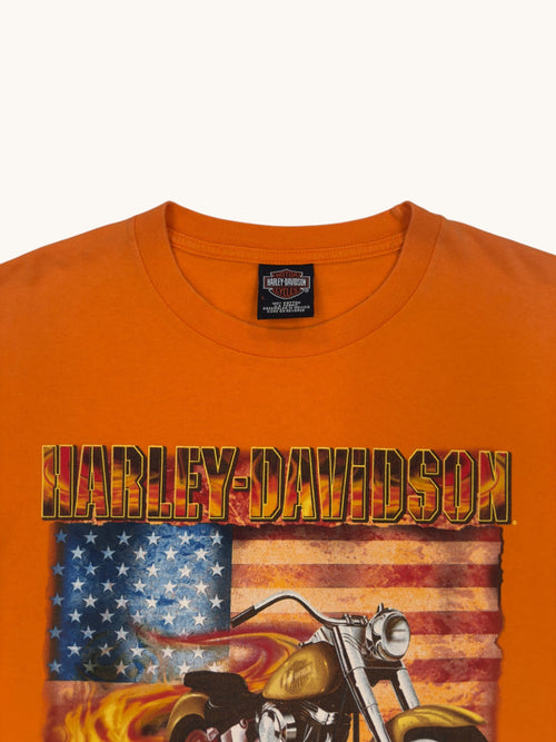 00s Harley Davidson Graphic Tee - L