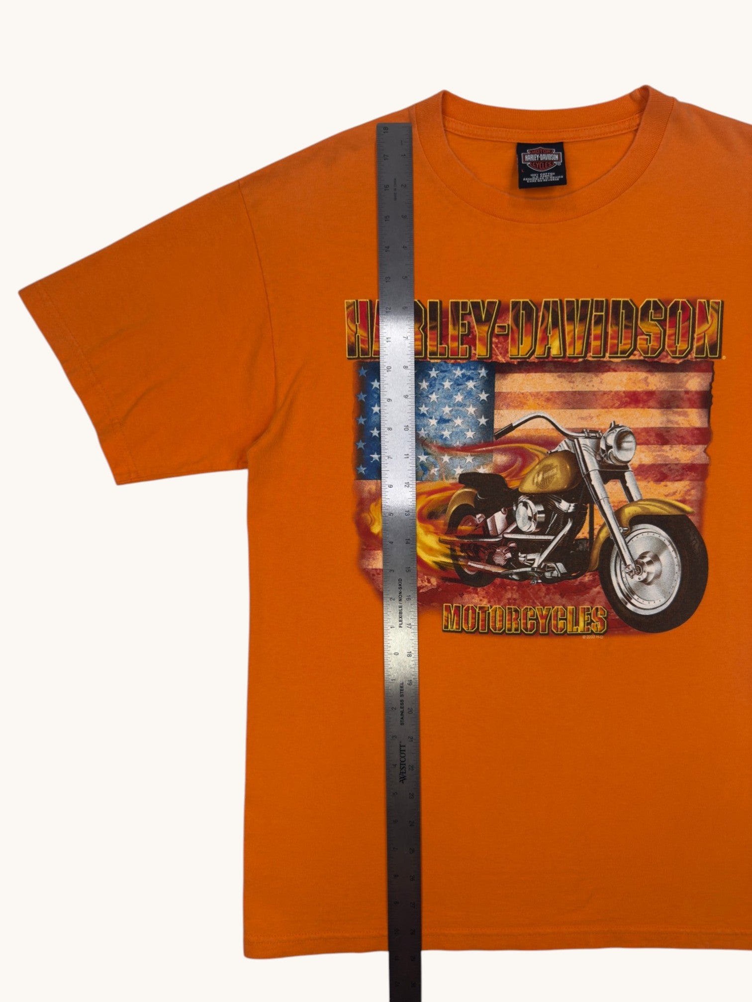 00s Harley Davidson Graphic Tee - L