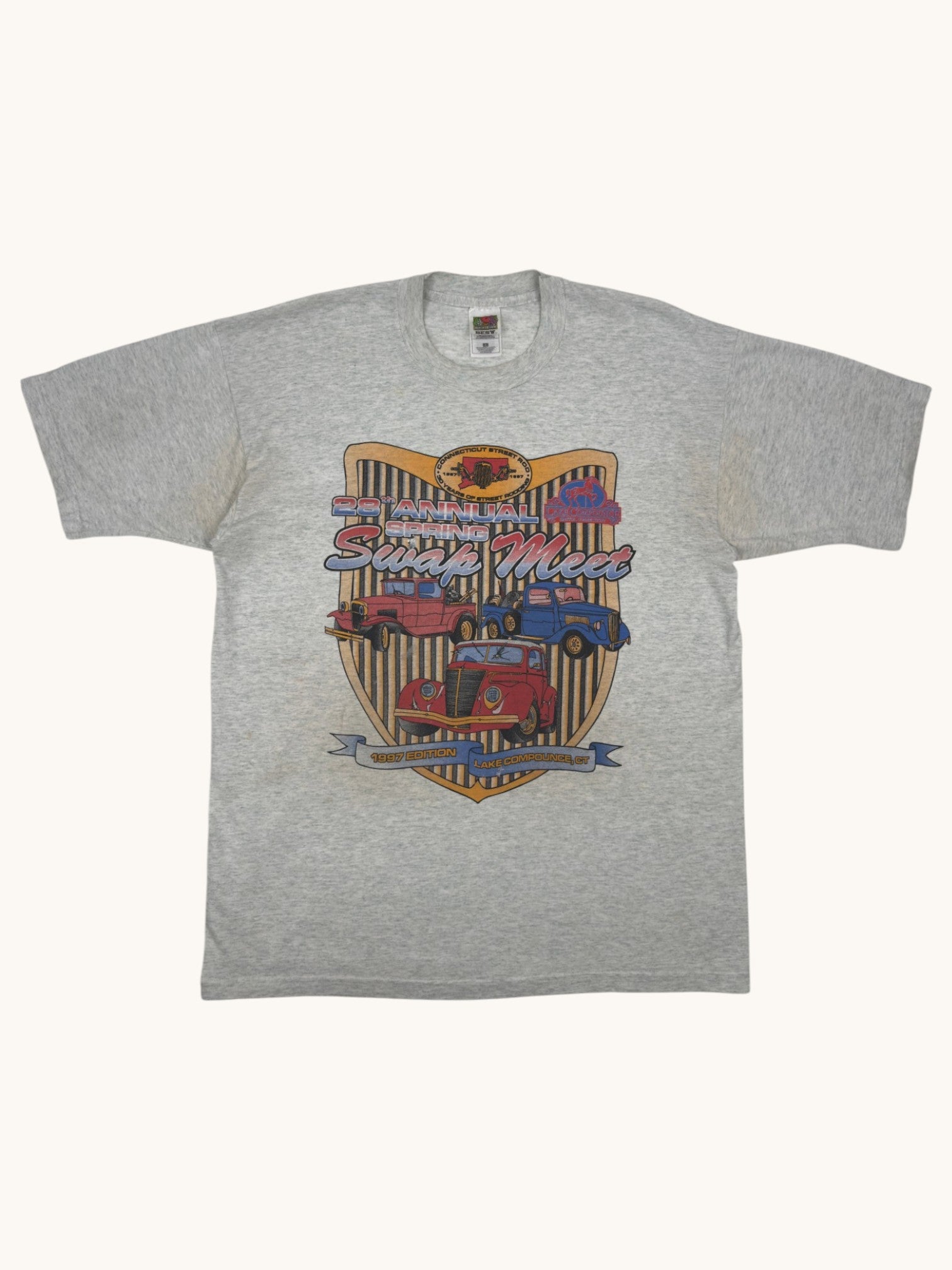 90s Fruit of the Loom Swap Meet Tee - L