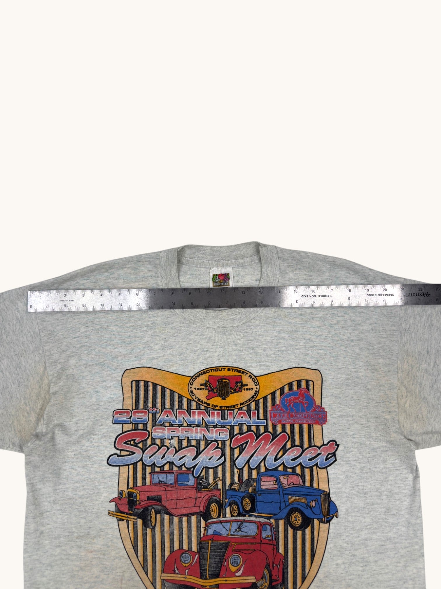 90s Fruit of the Loom Swap Meet Tee - L