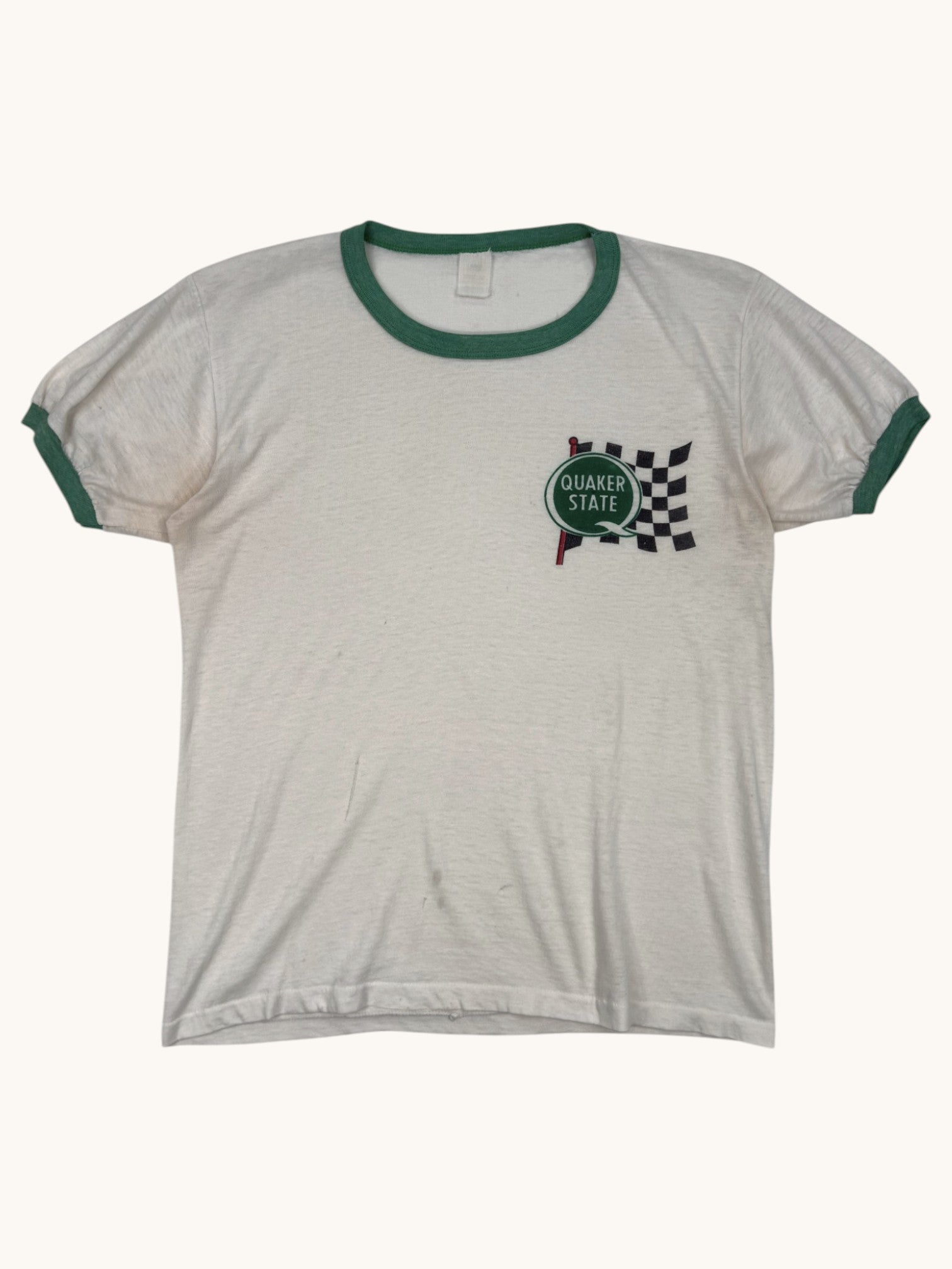 70s Quaker State Graphic Tee - L
