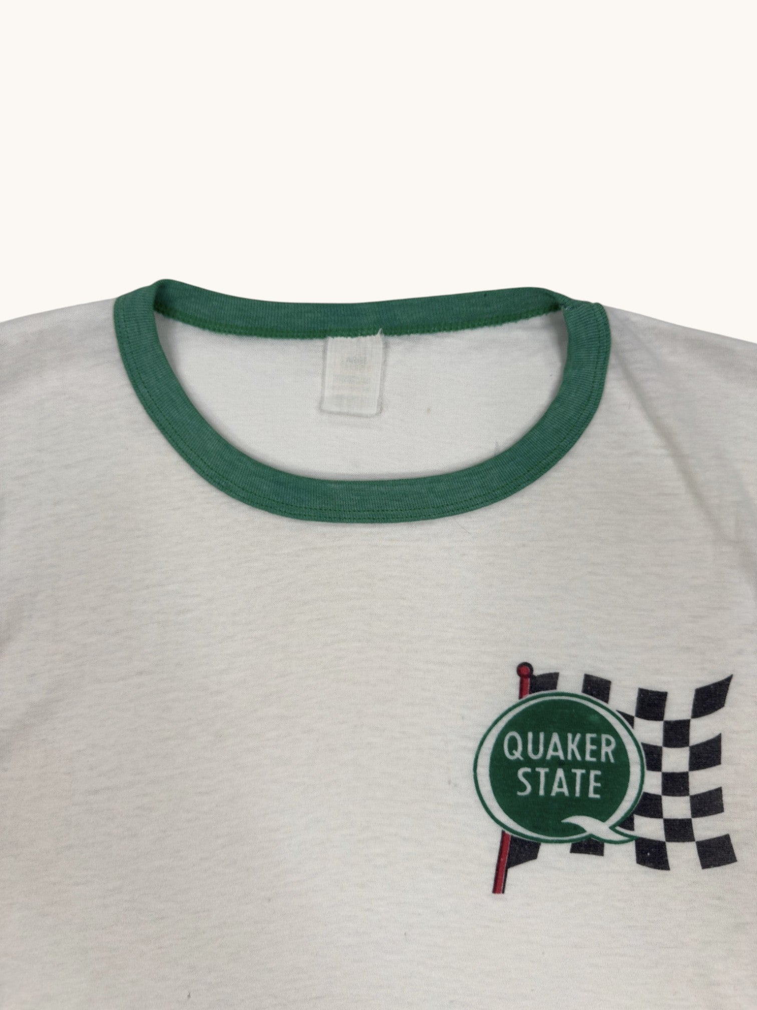 70s Quaker State Graphic Tee - L
