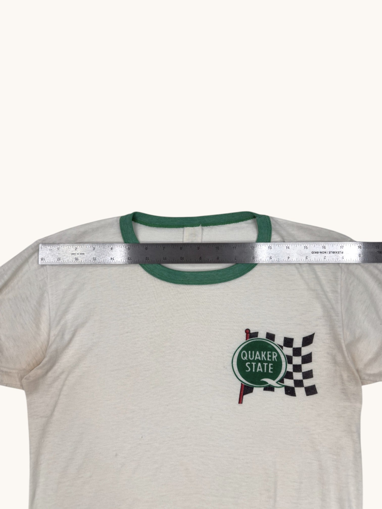 70s Quaker State Graphic Tee - L