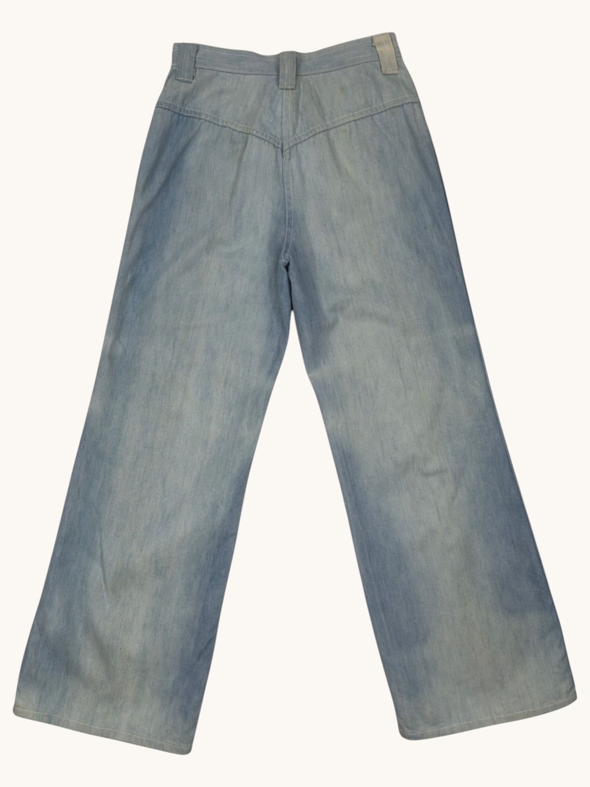 70s Handstitched Denim Pants