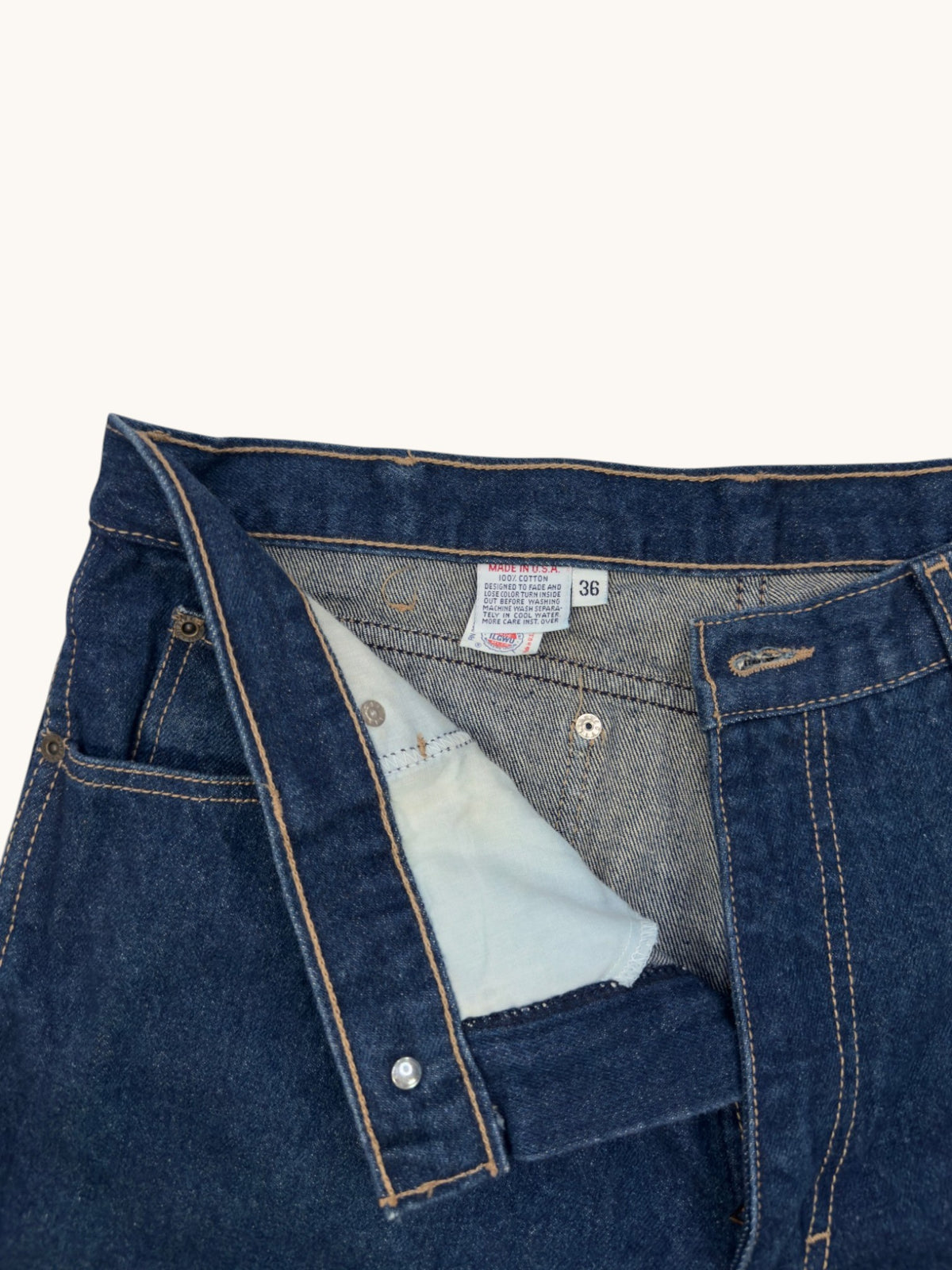 80s Calvin Klein Blue Denim - 36