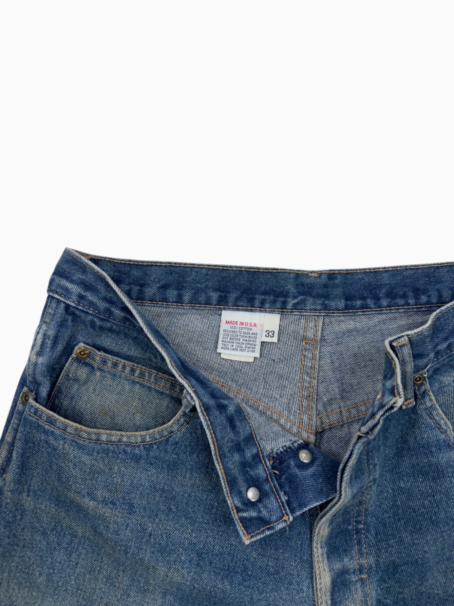 80s Calvin Klein Blue Denim - 33