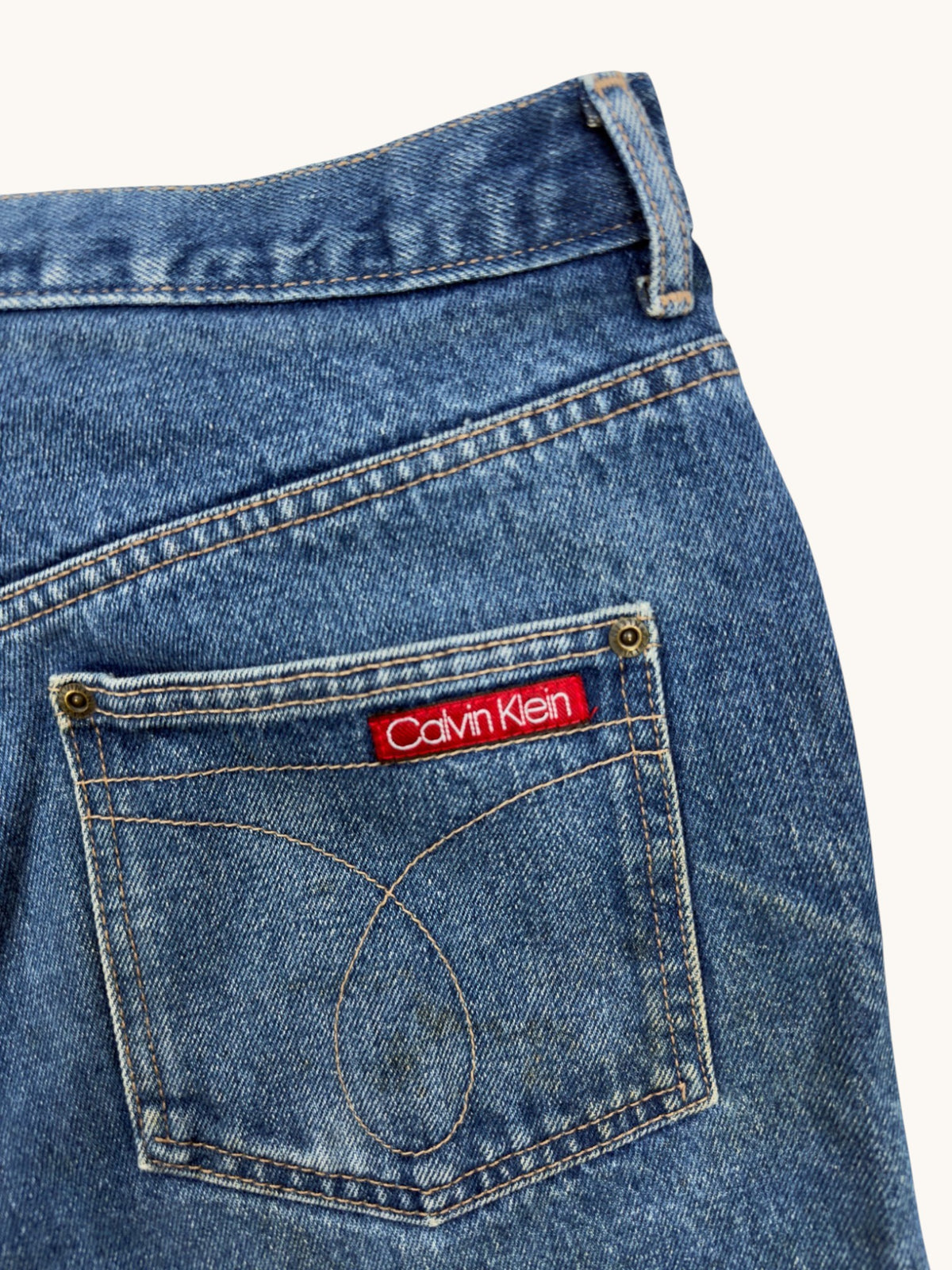 80s Calvin Klein Blue Denim - 33
