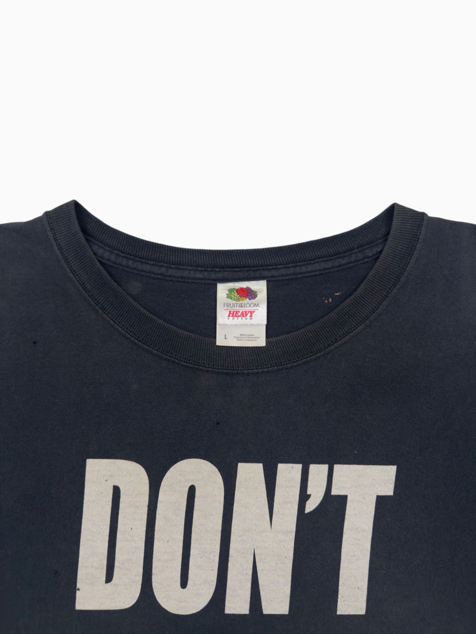 00s Fruit of the Loom Don't Touch My Junk Tee - L