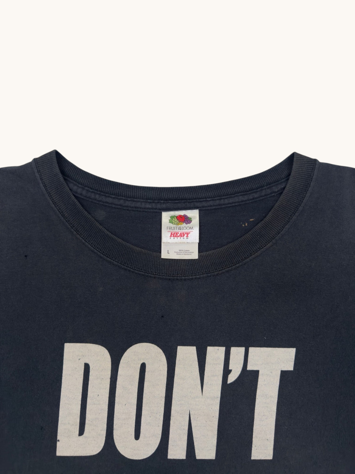 2010s Fruit of the Loom Don't Touch My Junk Tee - L