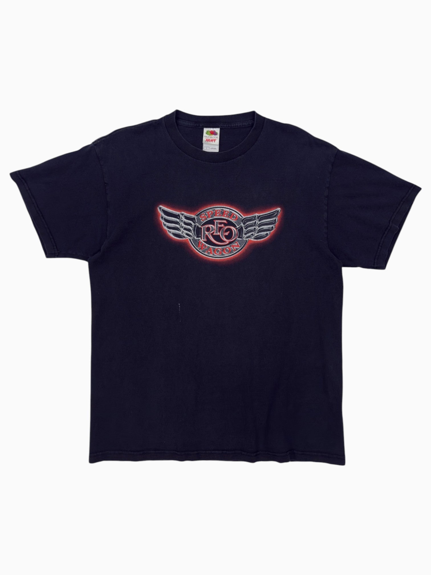 00s Fruit of the Loom REO Speed Wagon Tee - L