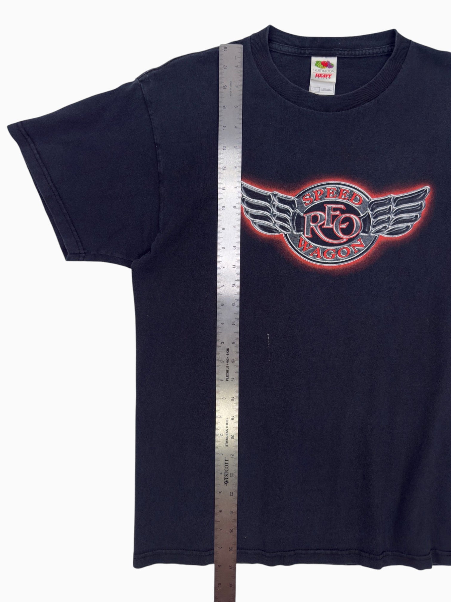 00s Fruit of the Loom REO Speed Wagon Tee - L