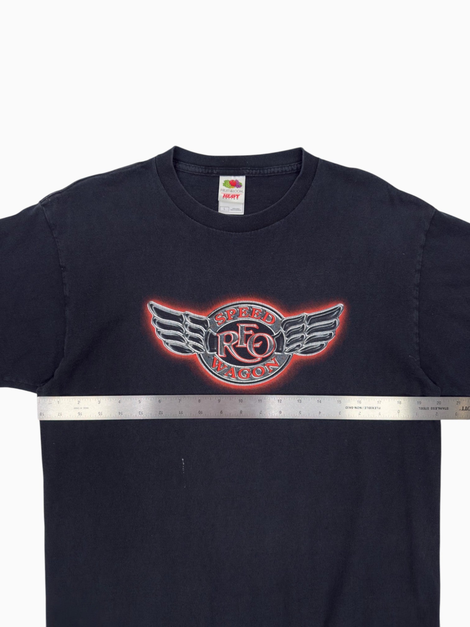 00s Fruit of the Loom REO Speed Wagon Tee - L