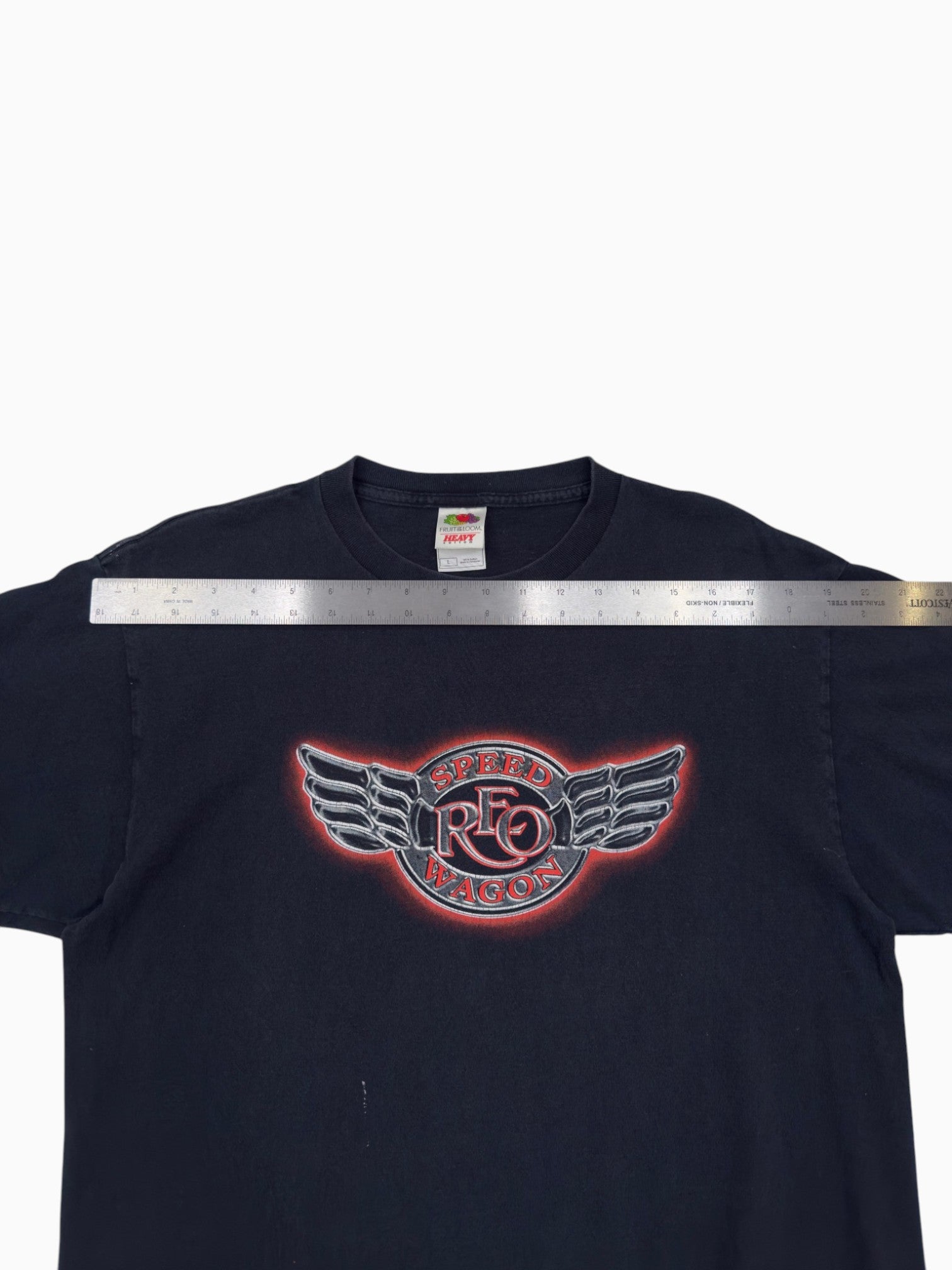00s Fruit of the Loom REO Speed Wagon Tee - L