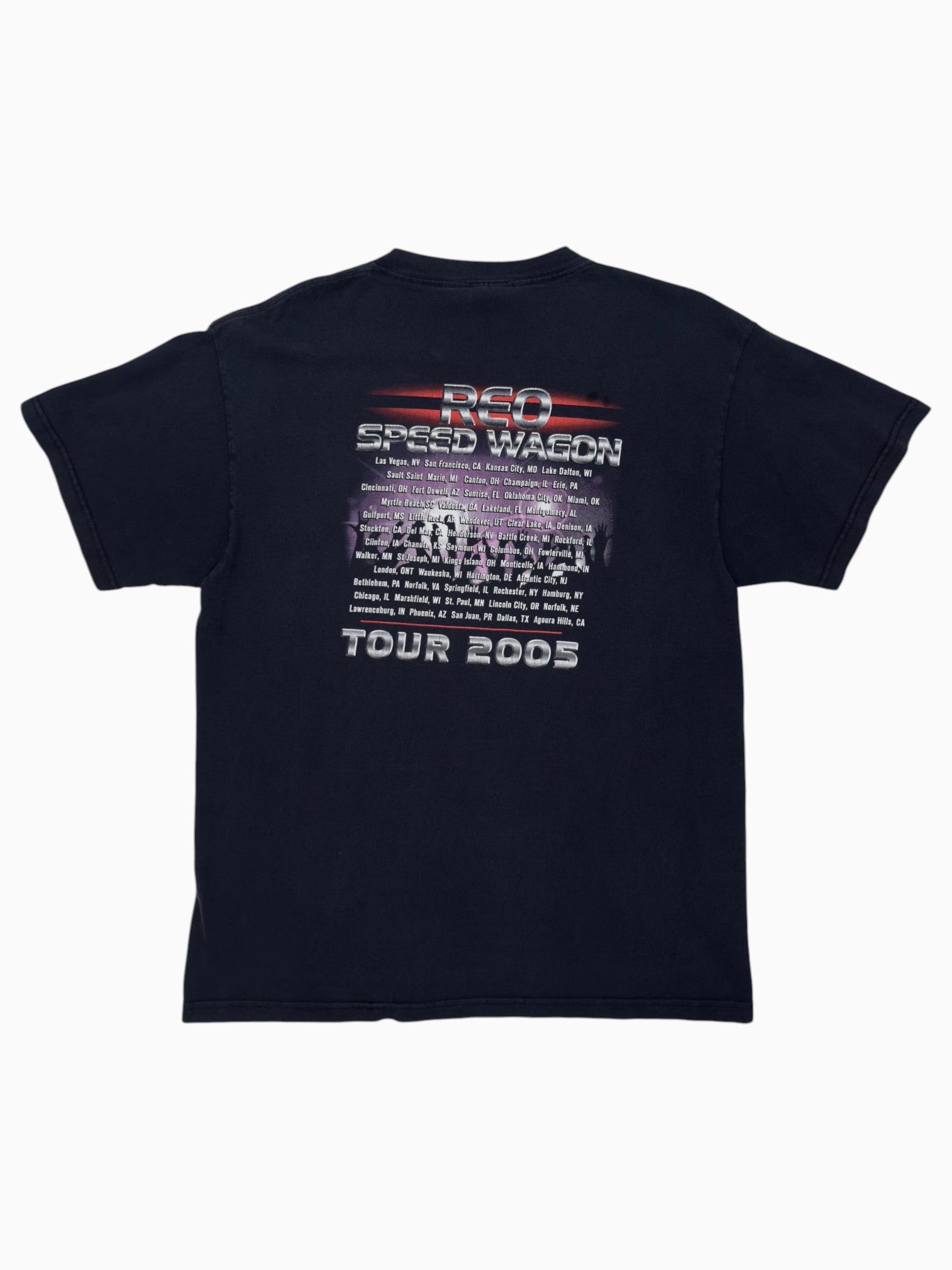 00s Fruit of the Loom REO Speed Wagon Tee - L