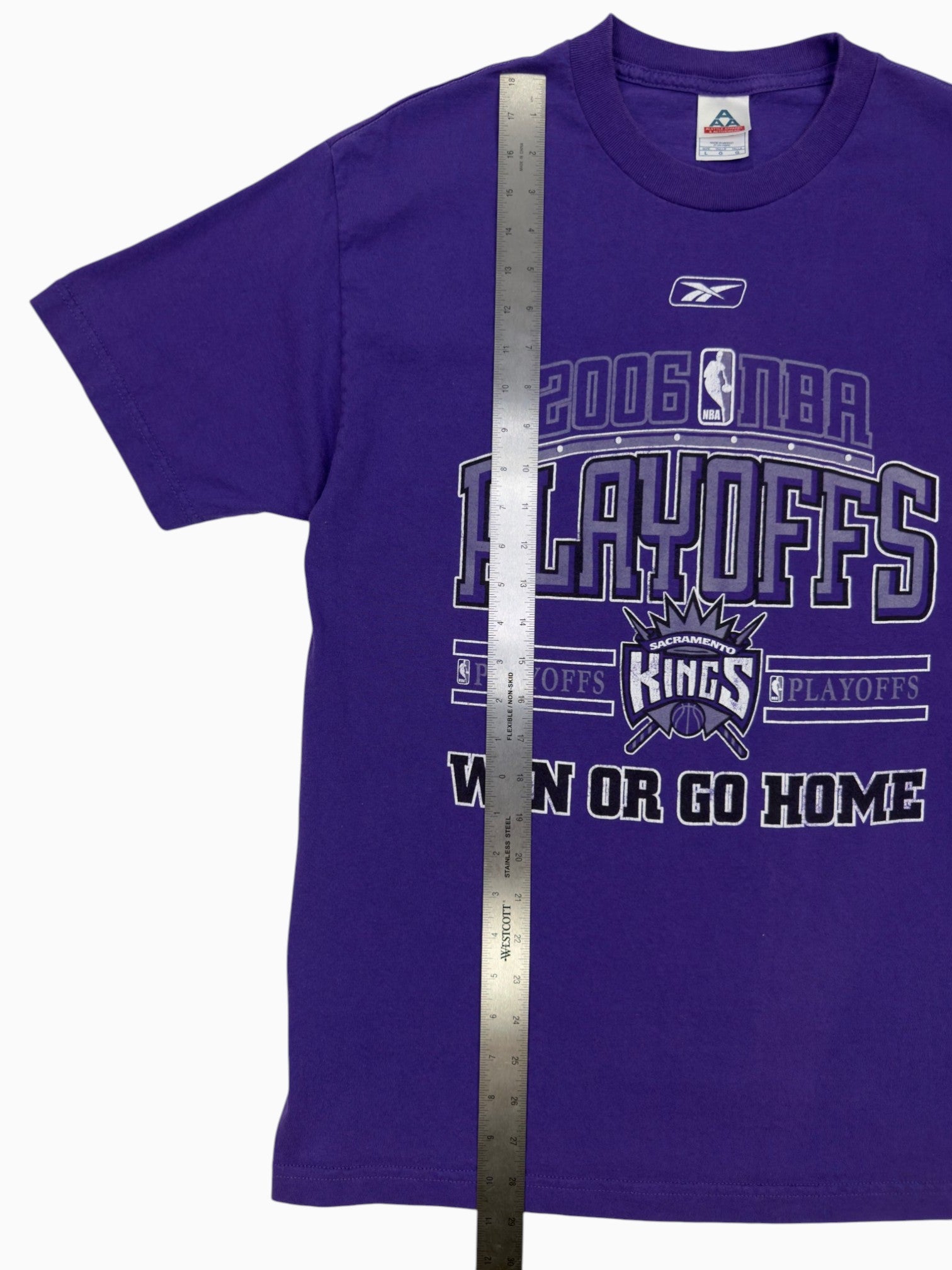 00s Alstyle Apparel & Activewear NBA Playoffs Tee - L