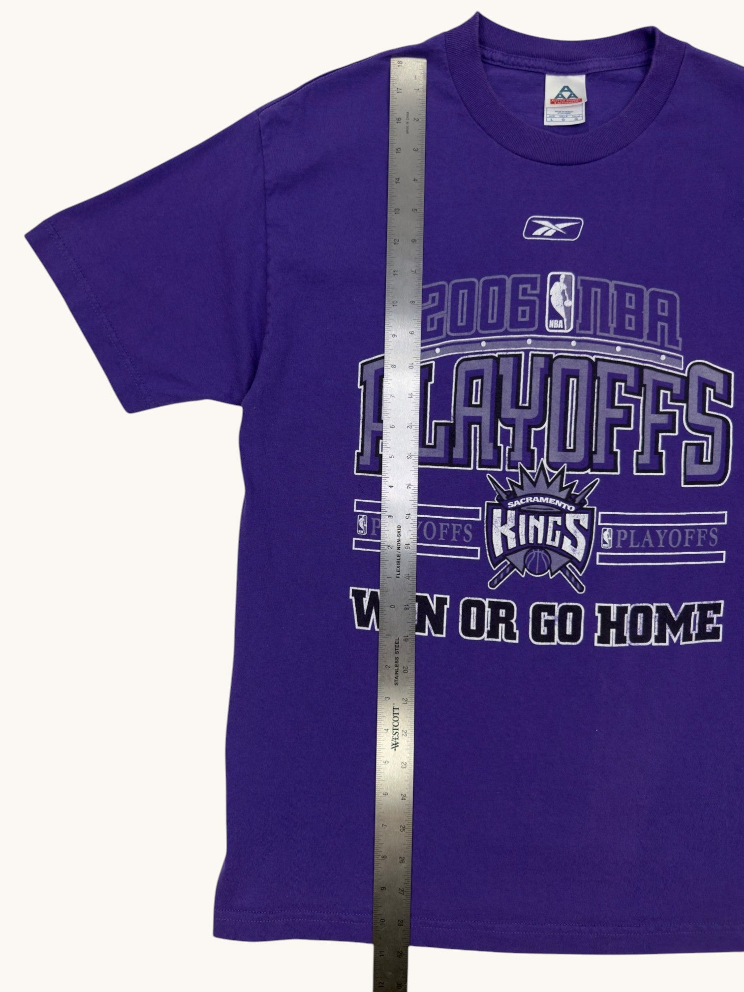 00s Alstyle Apparel & Activewear NBA Playoffs Tee - L