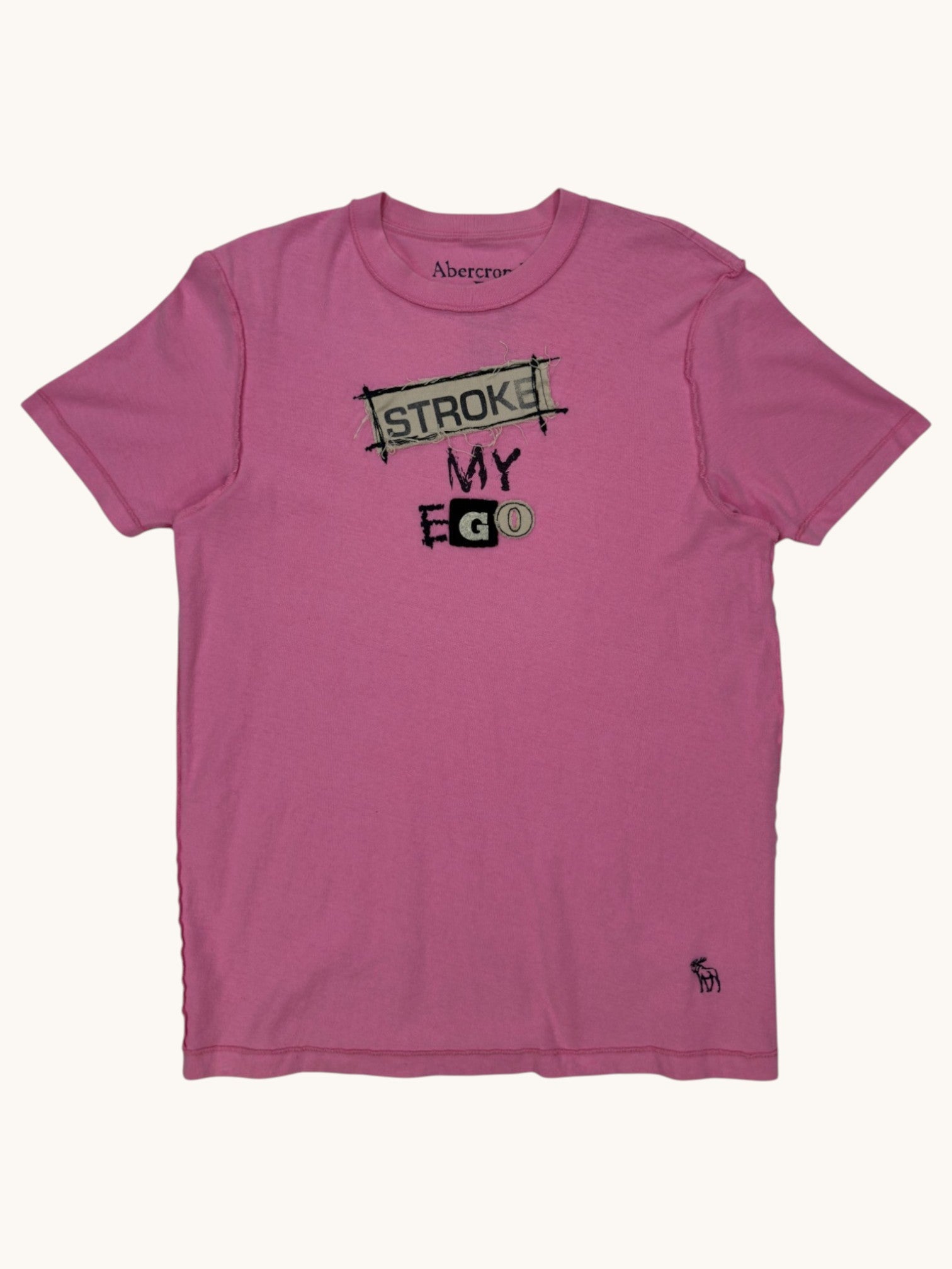 00s Abercrombie & Fitch Stroke My Ego Tee - L