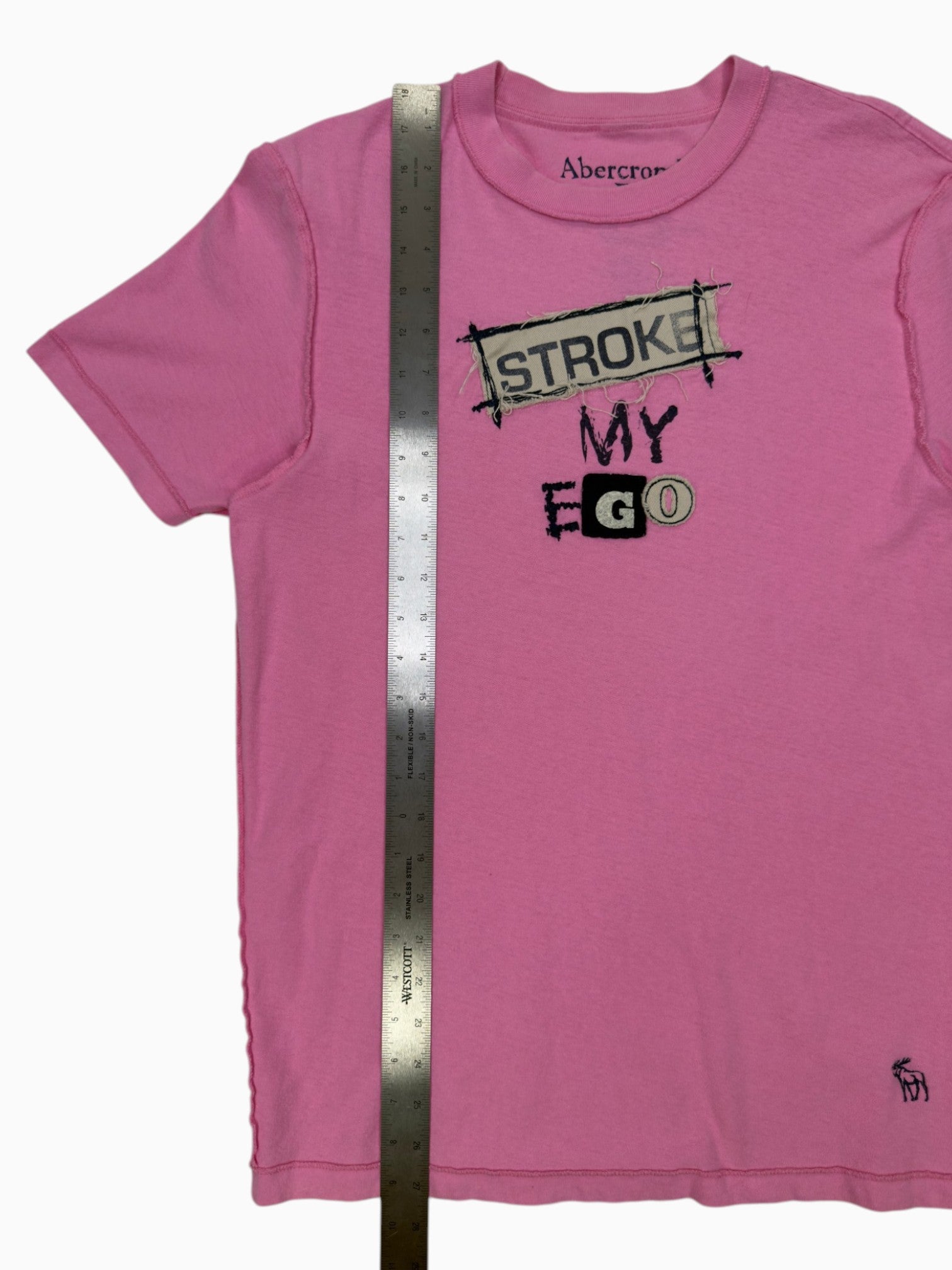 00s Abercrombie & Fitch Stroke My Ego Tee - L
