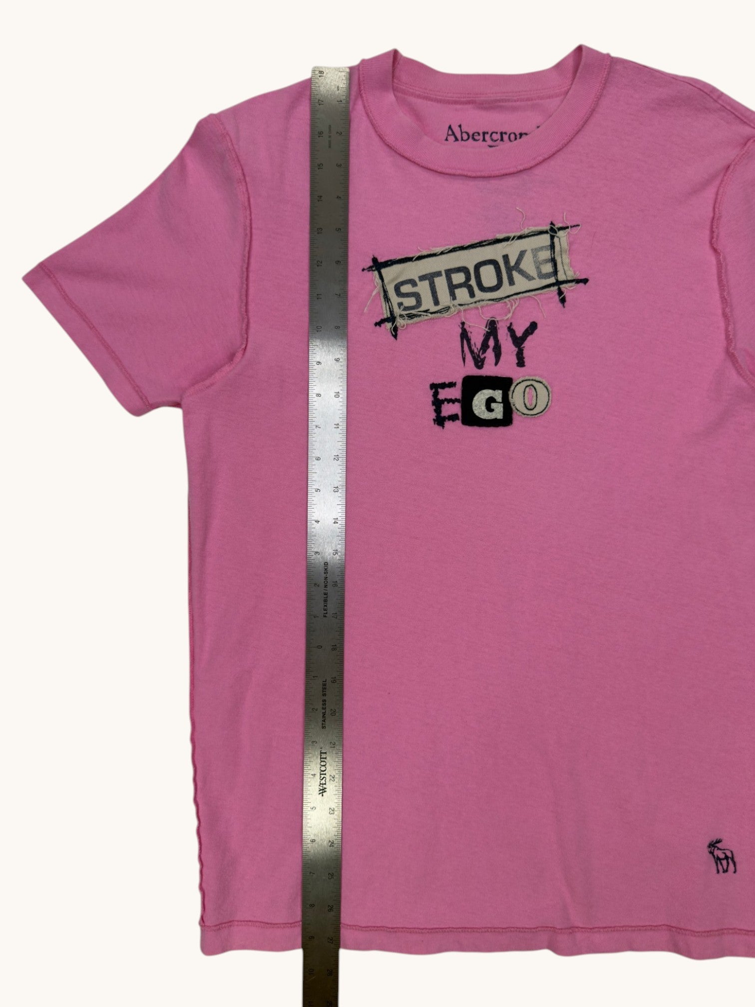 00s Abercrombie & Fitch Stroke My Ego Tee - L