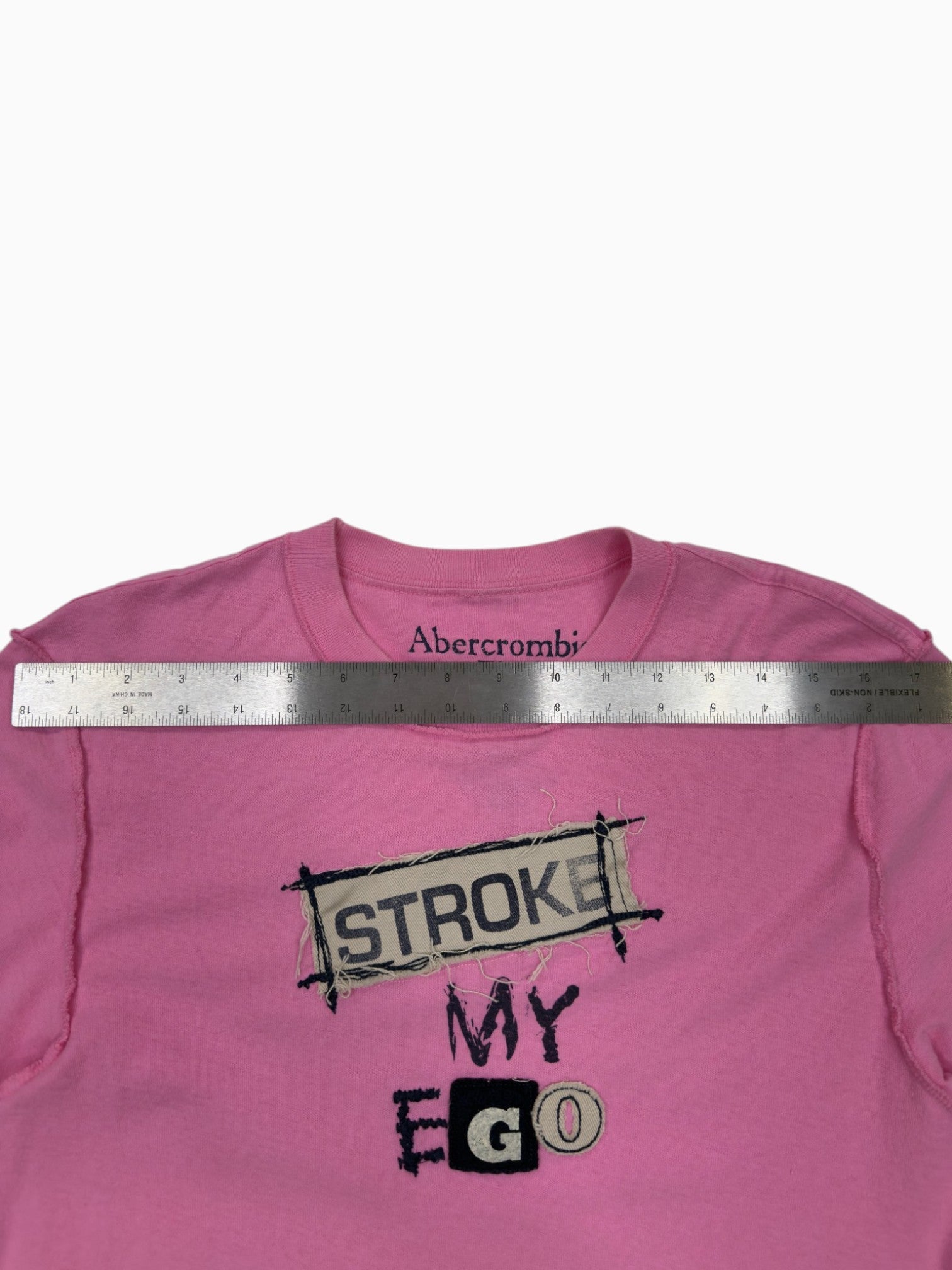 00s Abercrombie & Fitch Stroke My Ego Tee - L