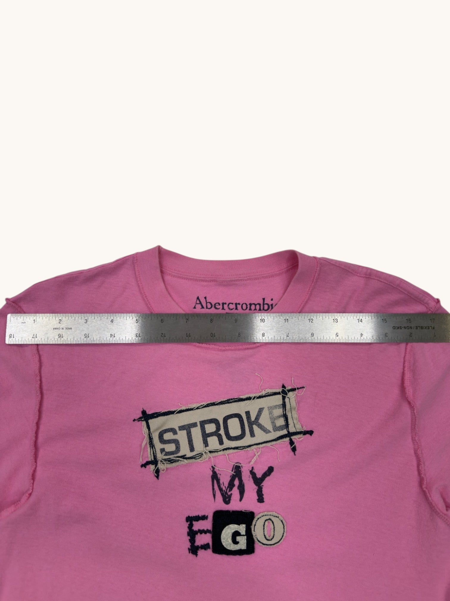 00s Abercrombie & Fitch Stroke My Ego Tee - L