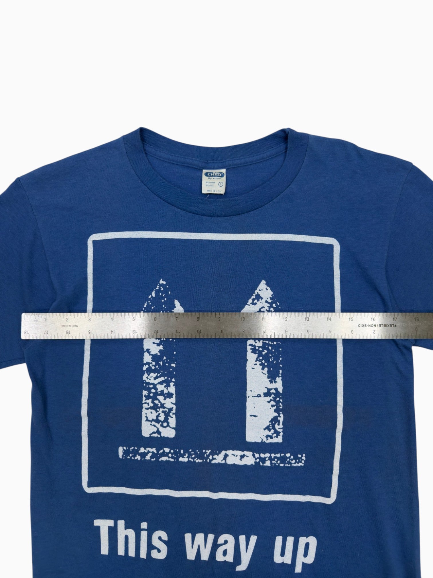 80s Ched by Anvil Peter Gabriel This Way Up Tour Tee - L