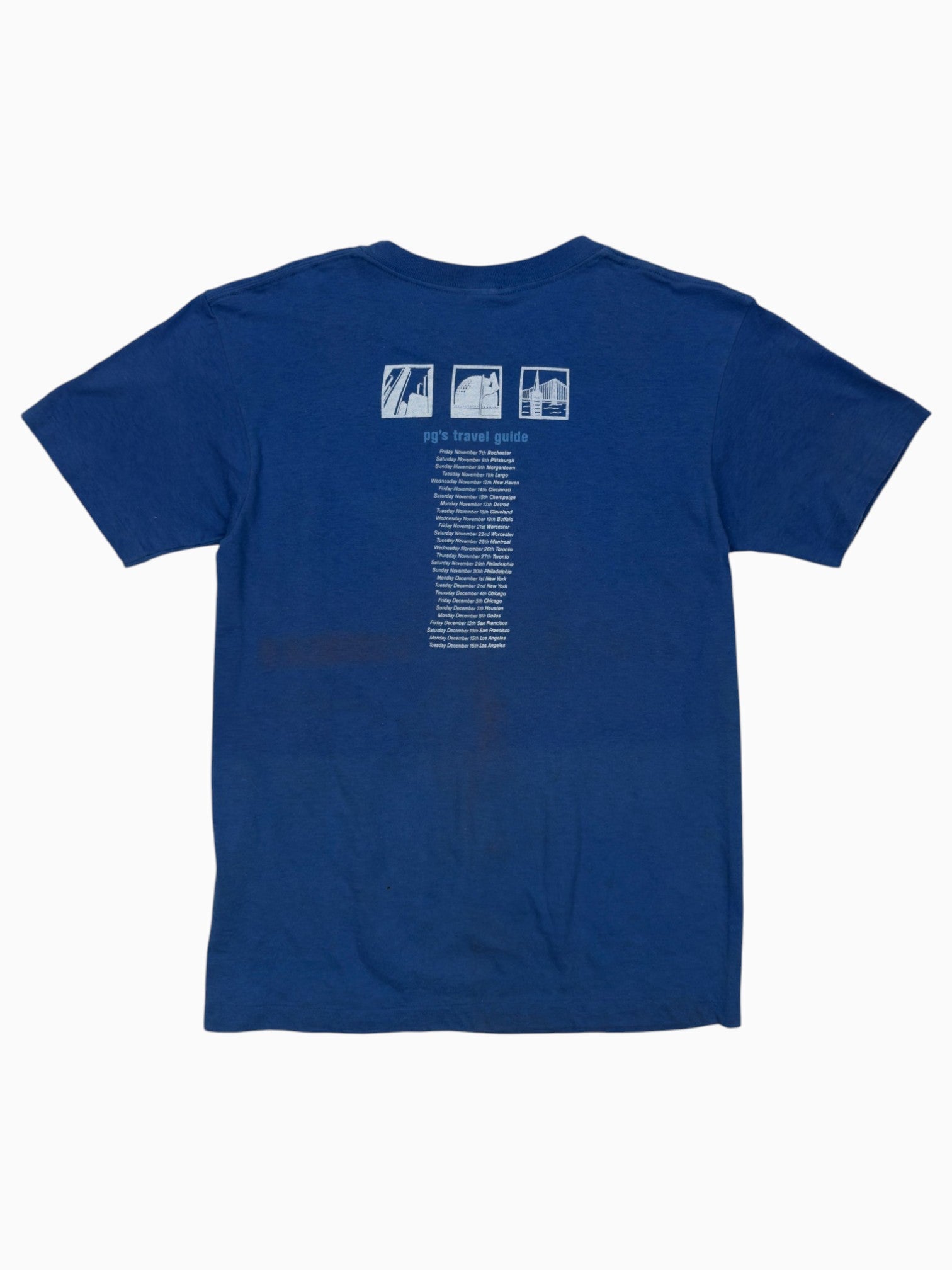 80s Ched by Anvil Peter Gabriel This Way Up Tour Tee - L