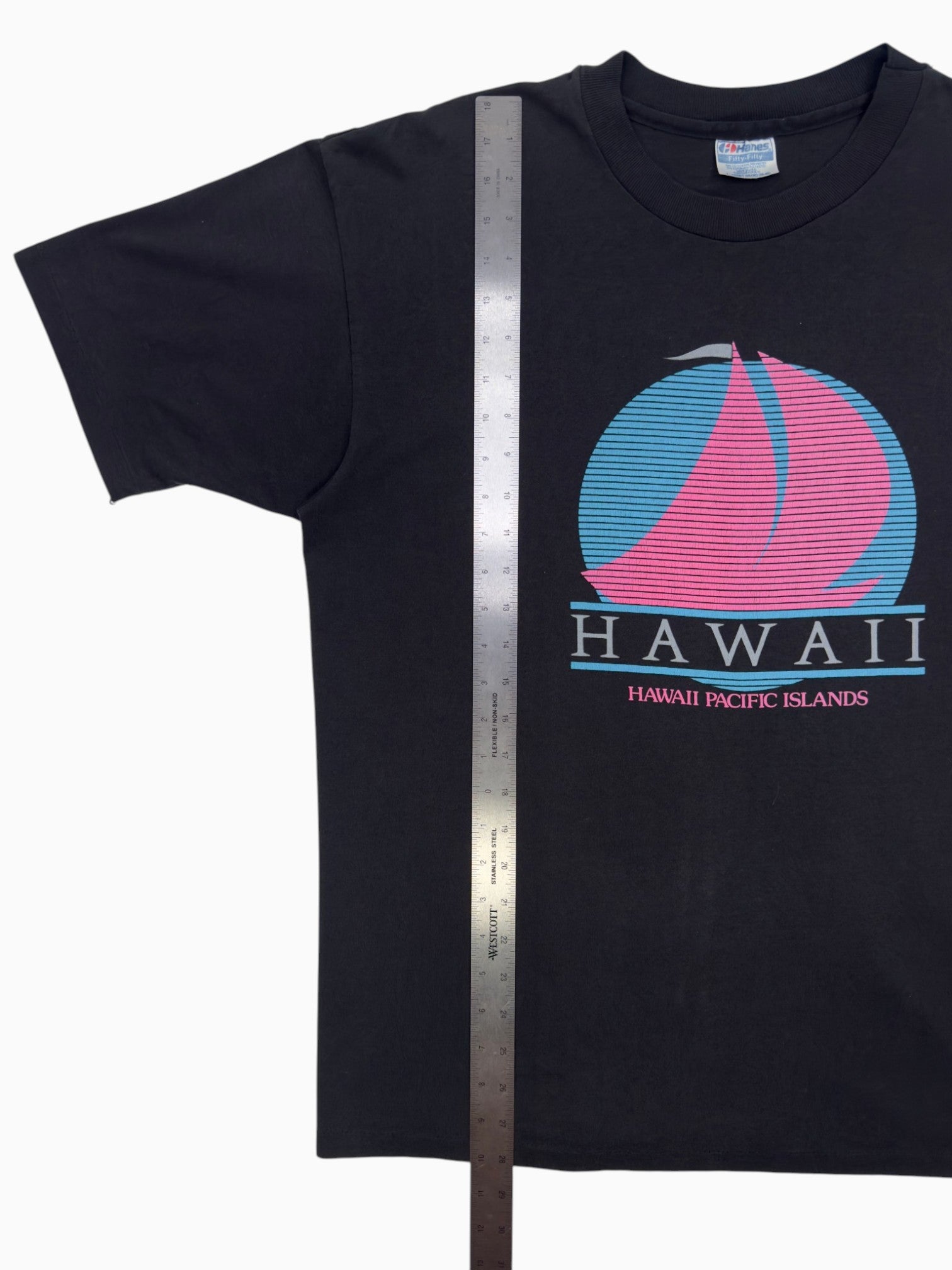 80s Hanes Hawaii Pacific Islands Tee - XL