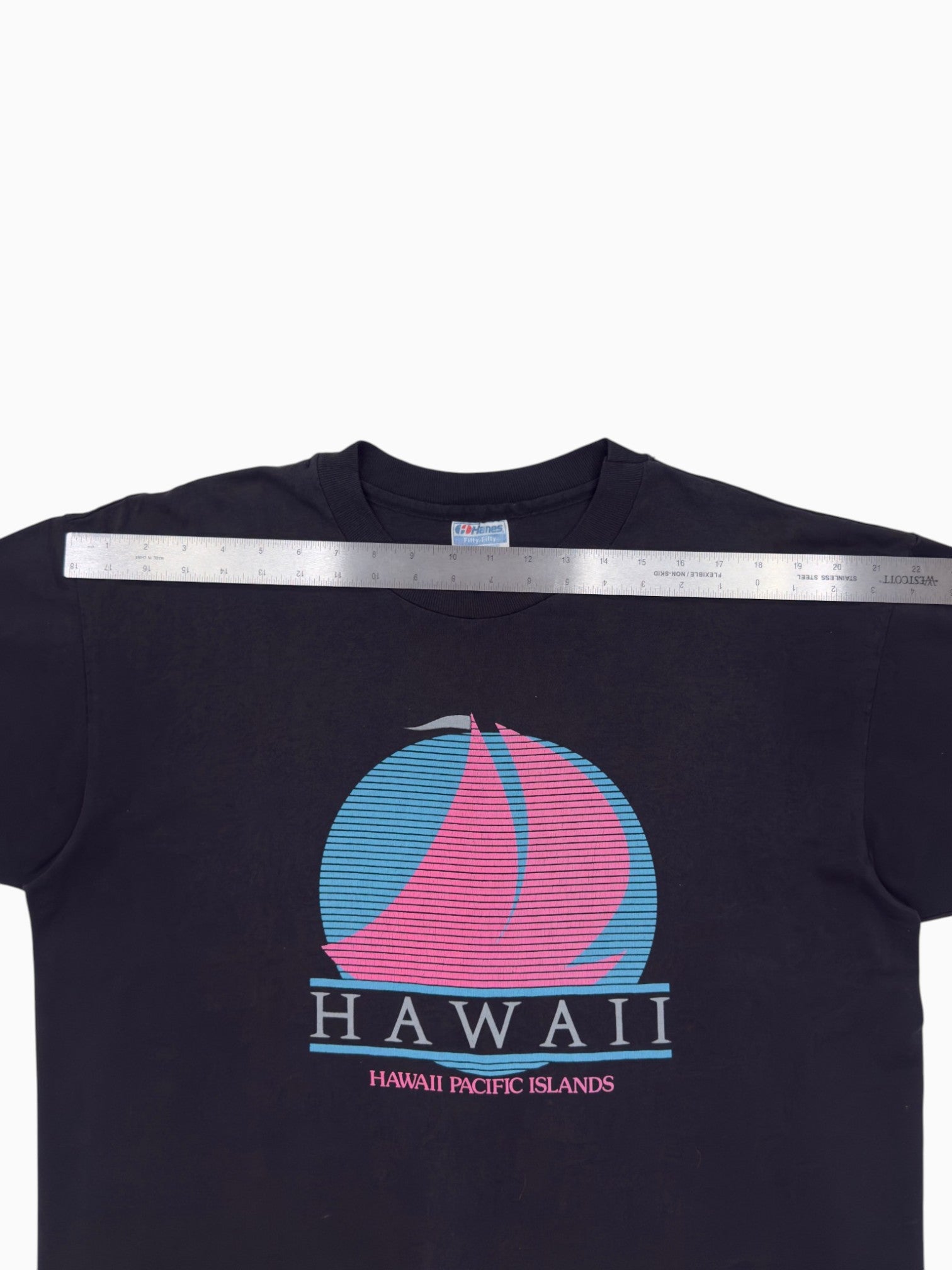 80s Hanes Hawaii Pacific Islands Tee - XL
