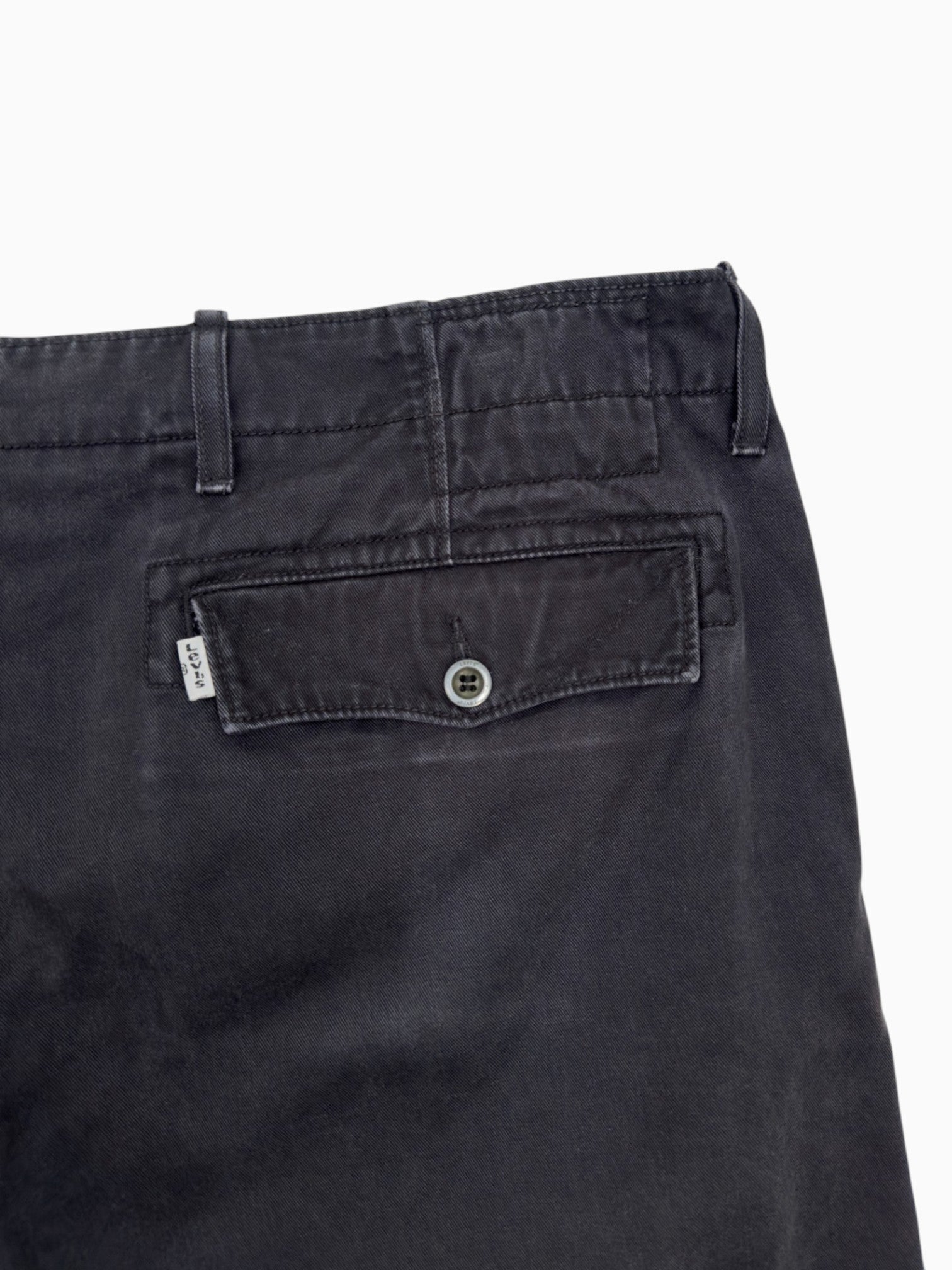 00s Levi's Black Khaki Pants - 38x32