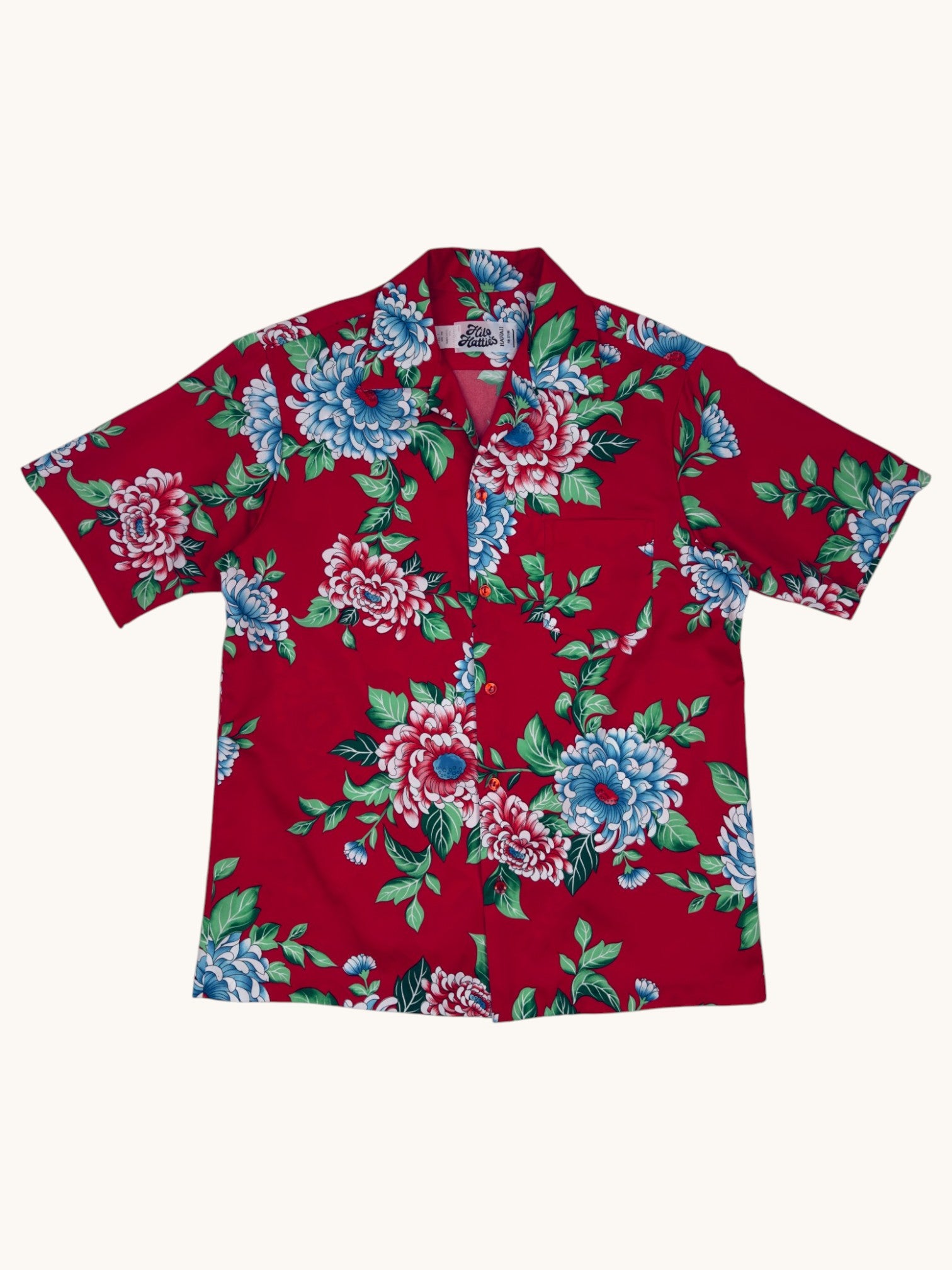 70s Hilo Hattie's Hawaiian Button Up - L