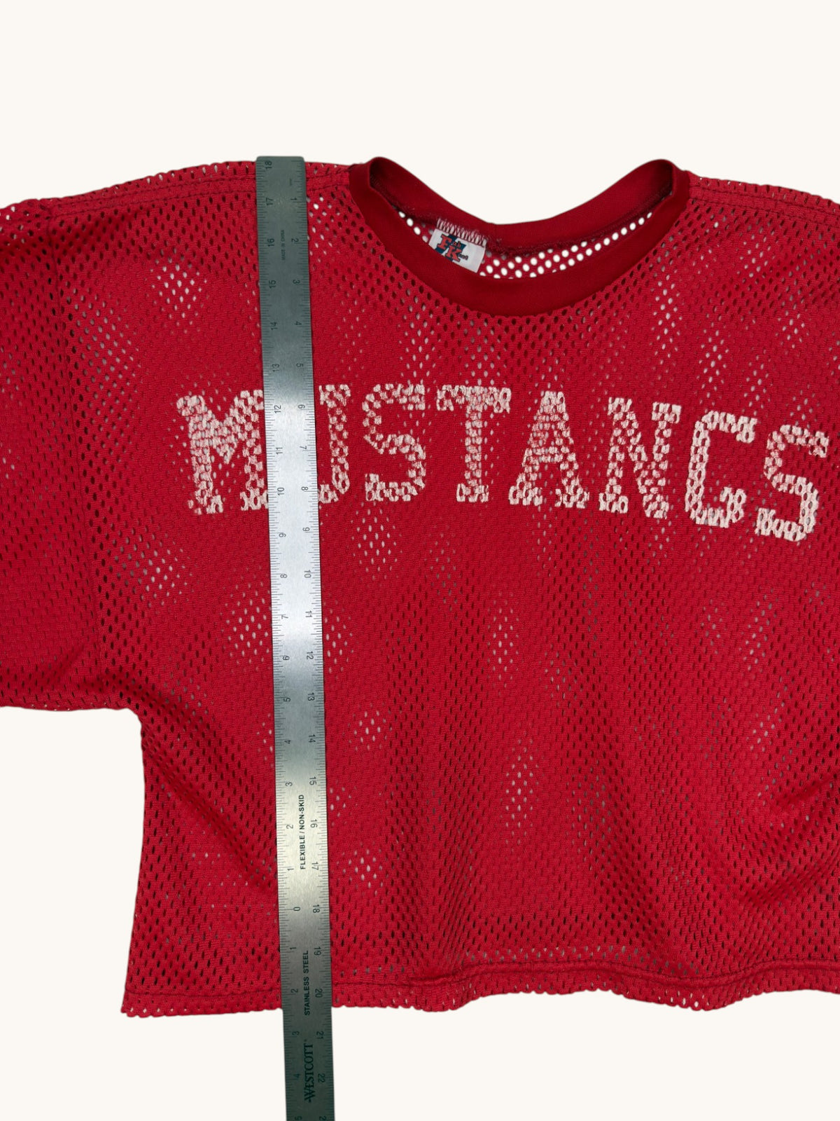 70s Fab Knit Mustangs Jersey - L