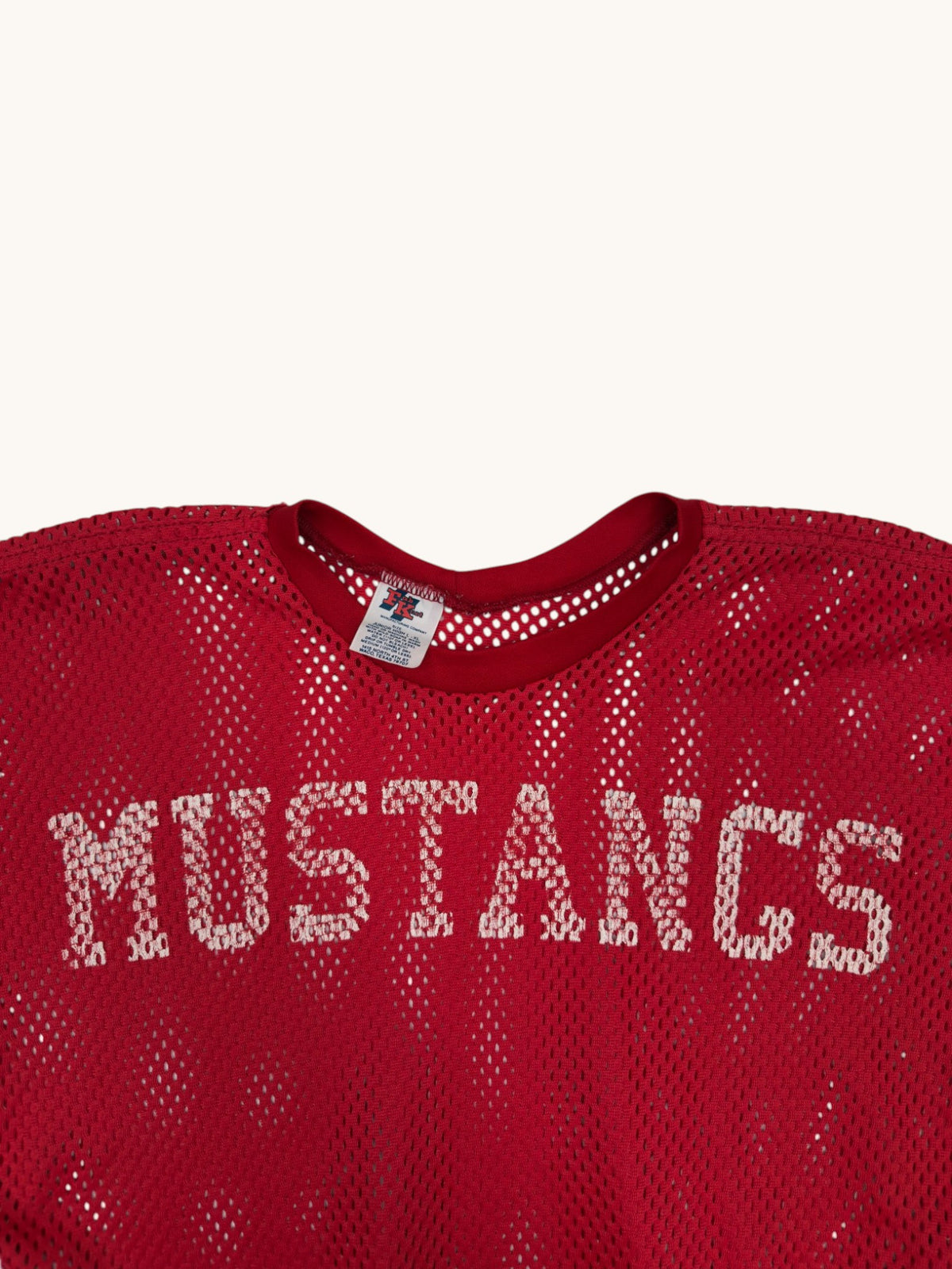 70s Fab Knit Mustangs Jersey - L