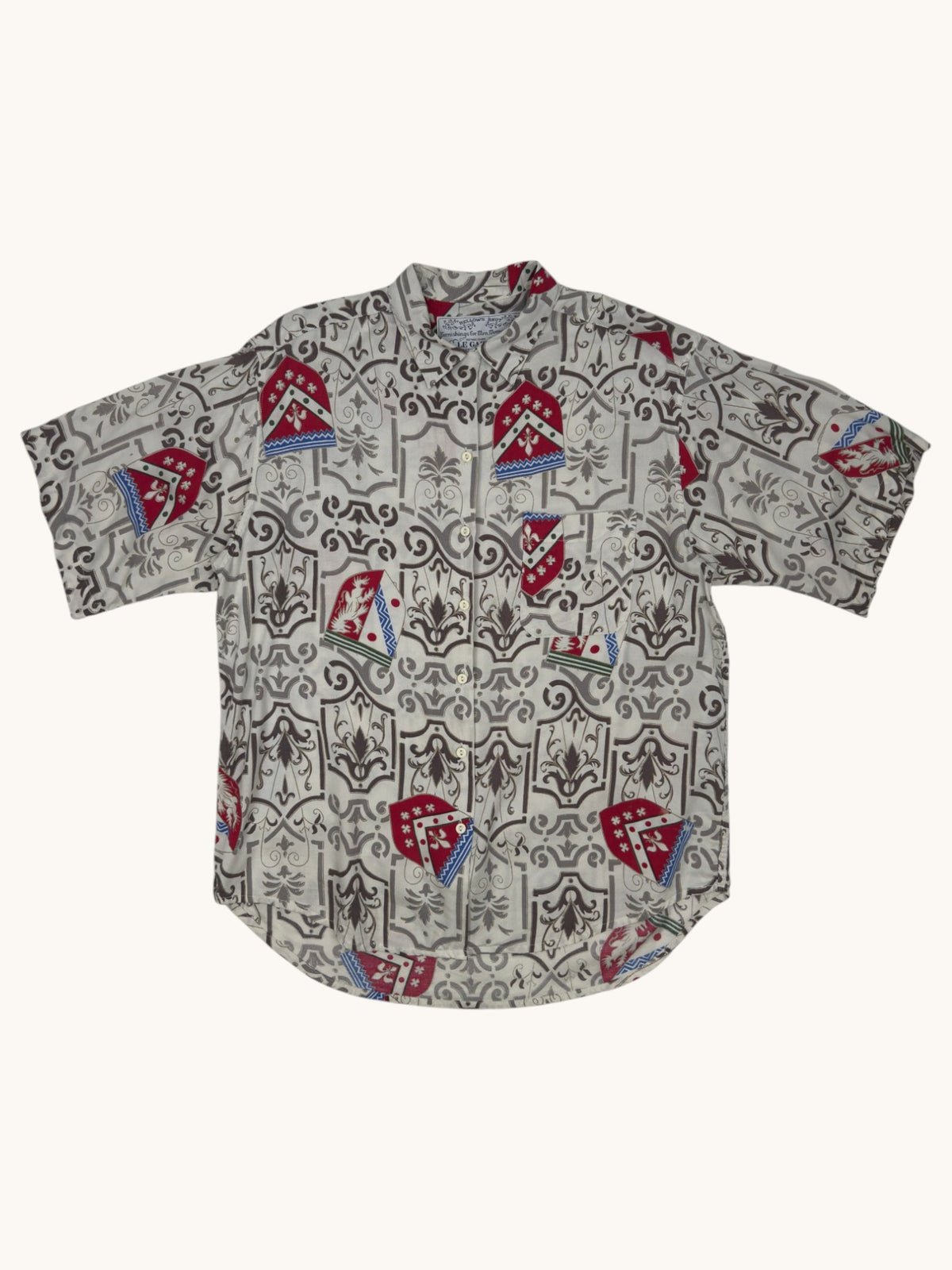 80s Le Garage Button Up