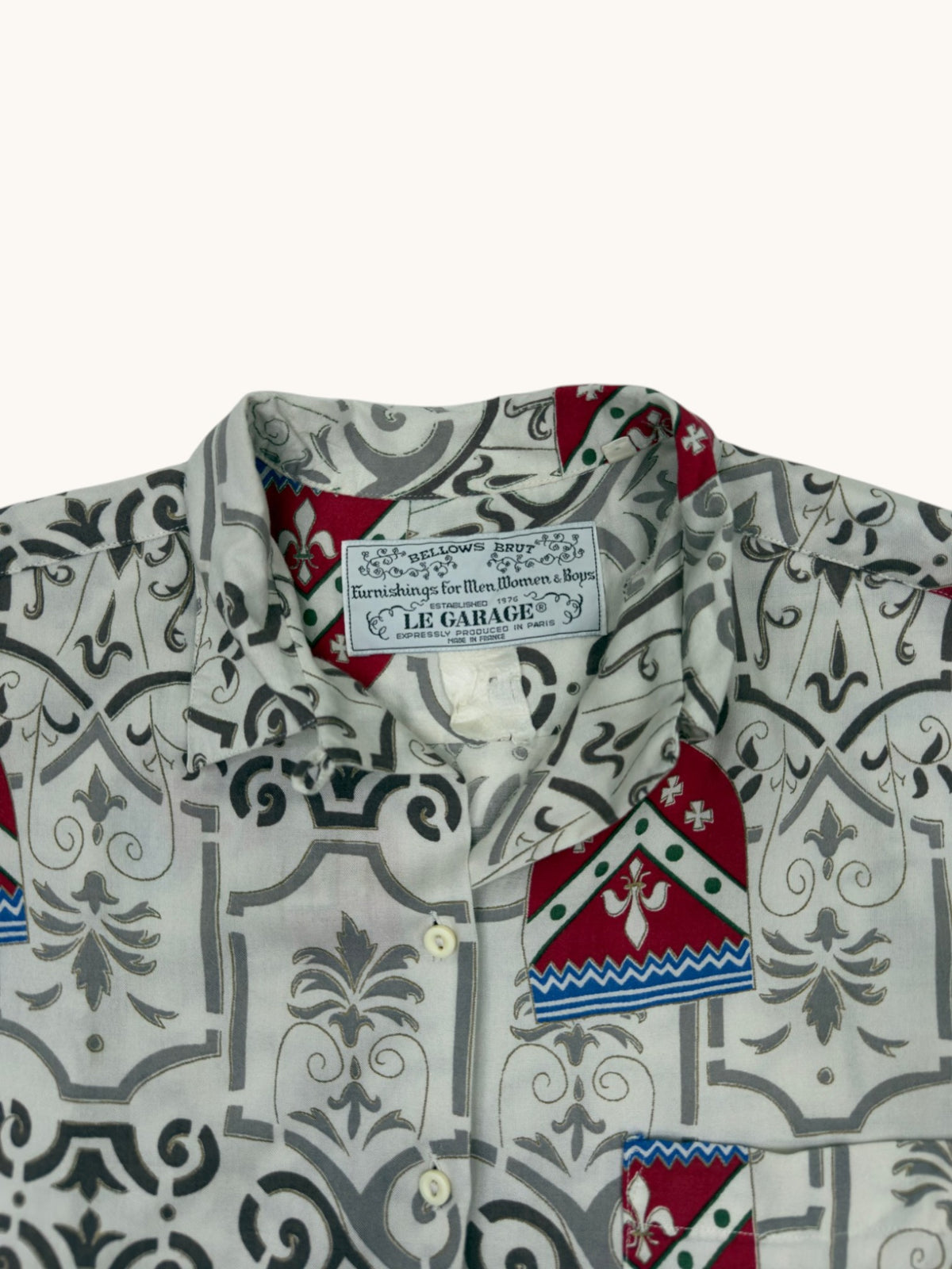 80s Le Garage Button Up