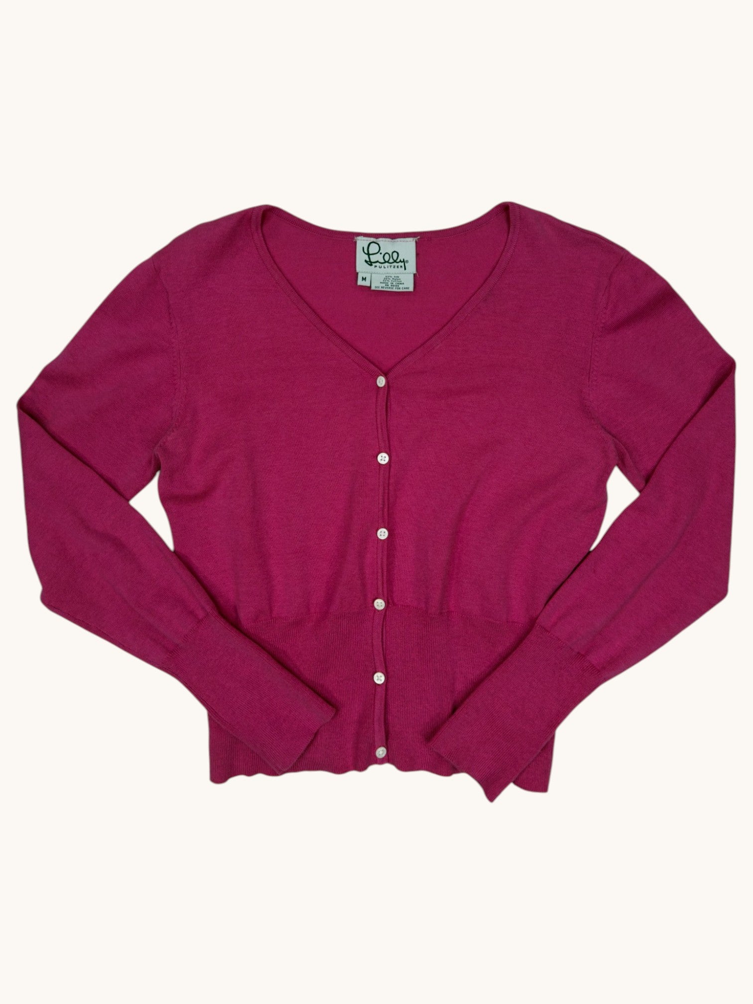 00s Lilly Pulitzer Cardigan - M