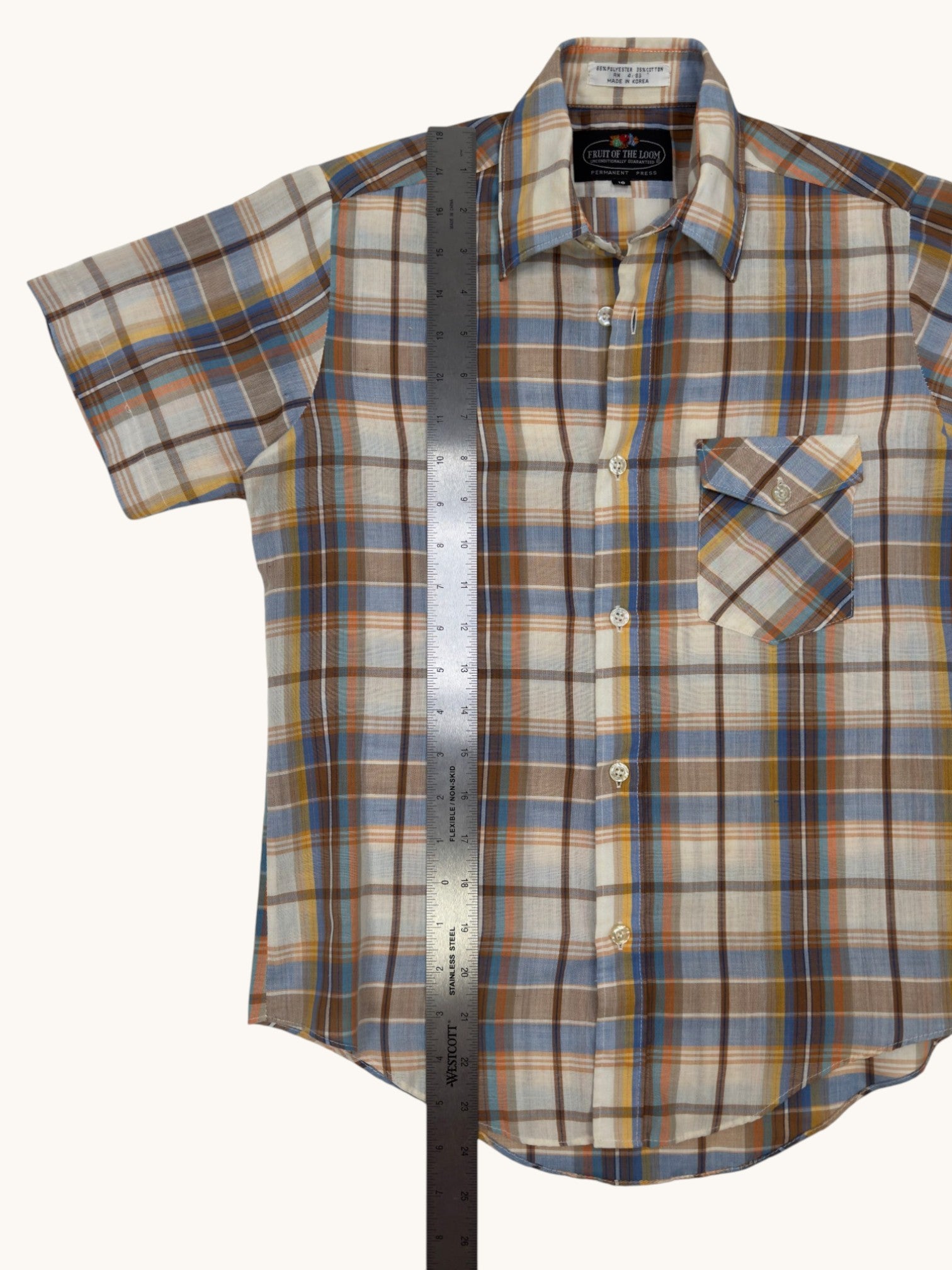 80s Fruit of the Loom Button Up - 16