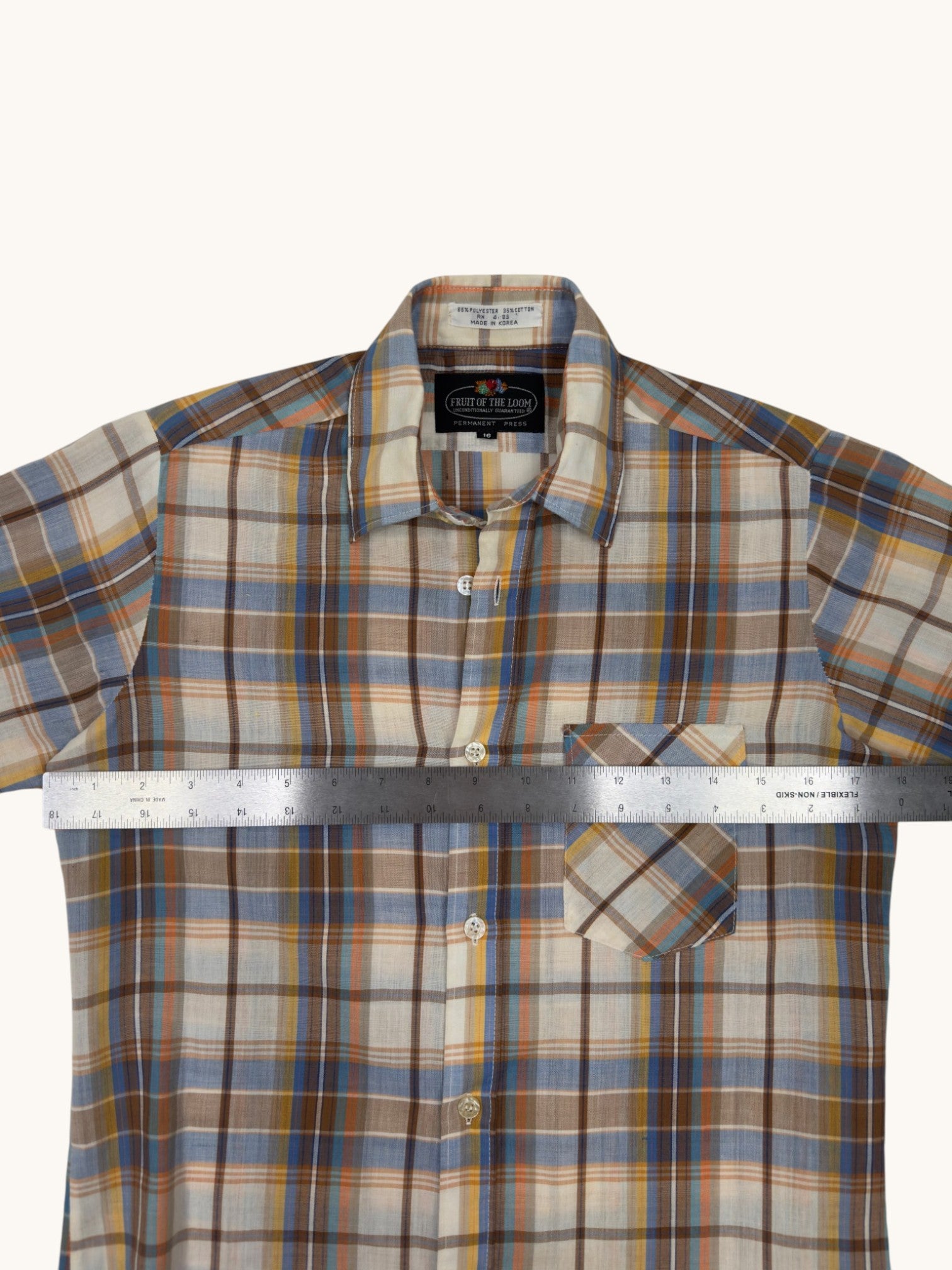 80s Fruit of the Loom Button Up - 16