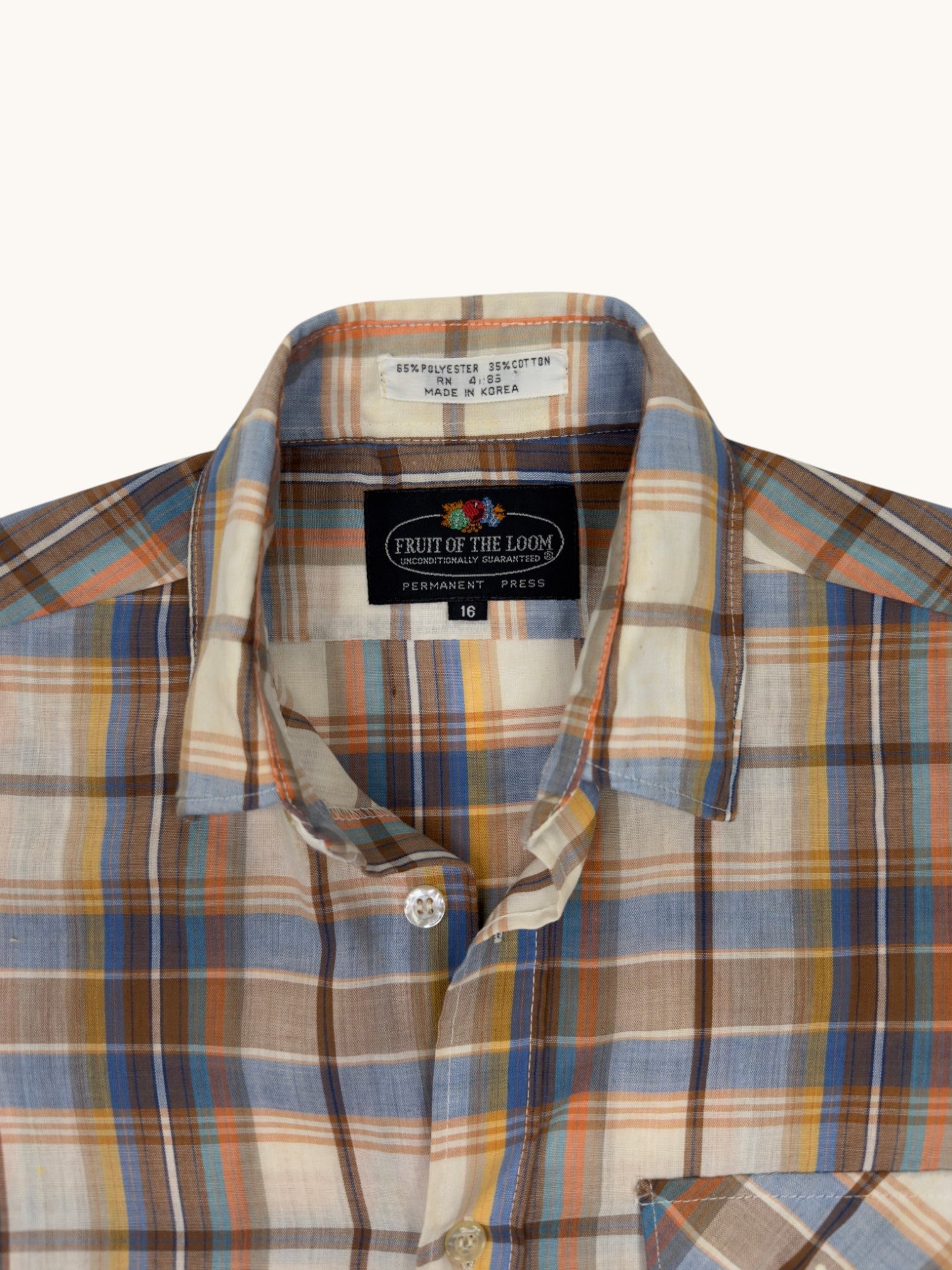 80s Fruit of the Loom Button Up - 16