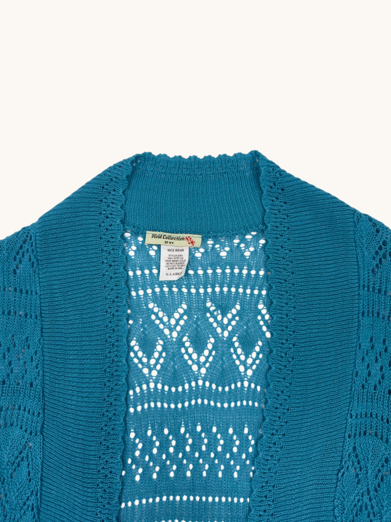 00s Vivid Collection of NY Cardigan - XL