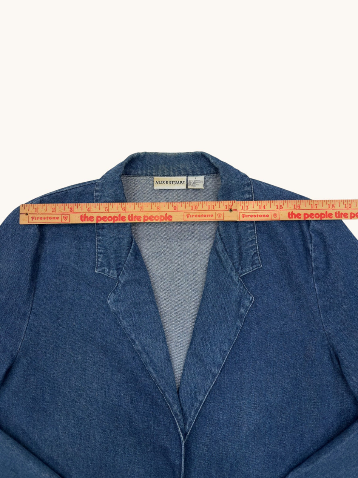 90s Alice Stewart Denim Jacket - L