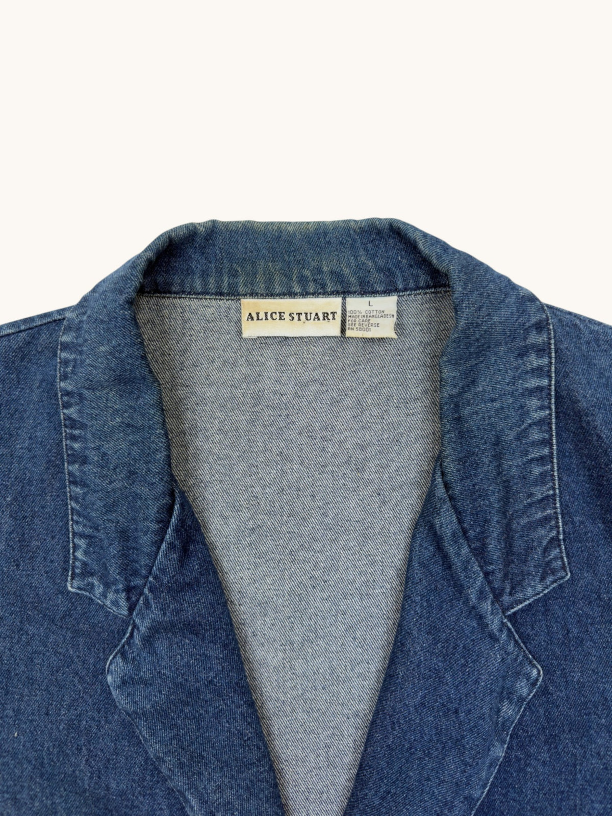 90s Alice Stewart Denim Jacket - L