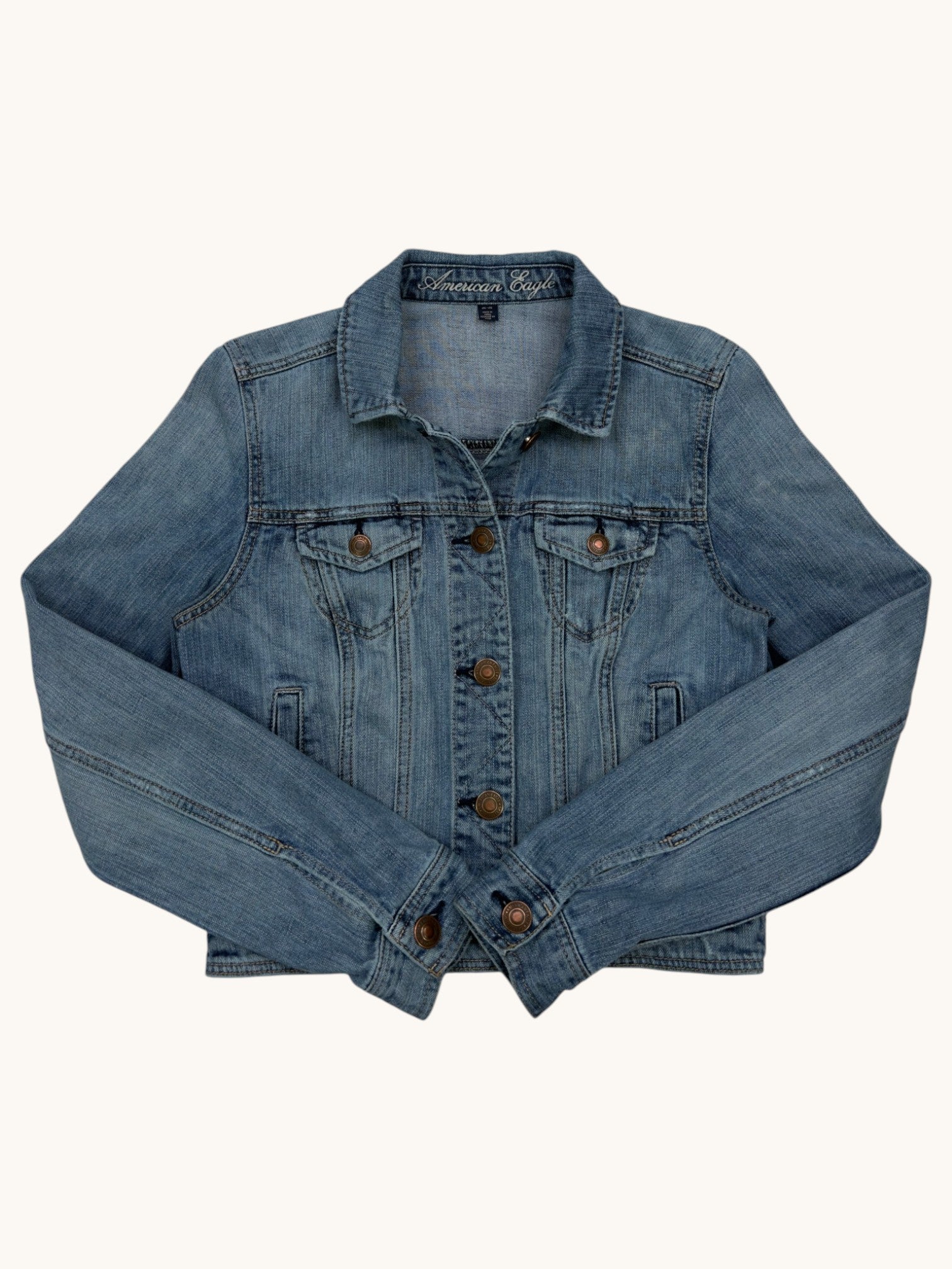 2010s American Eagle Denim Jacket - M