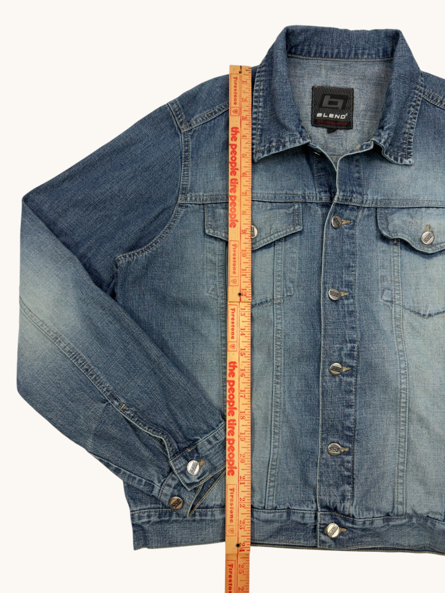00s Blend of America Denim Jacket - L
