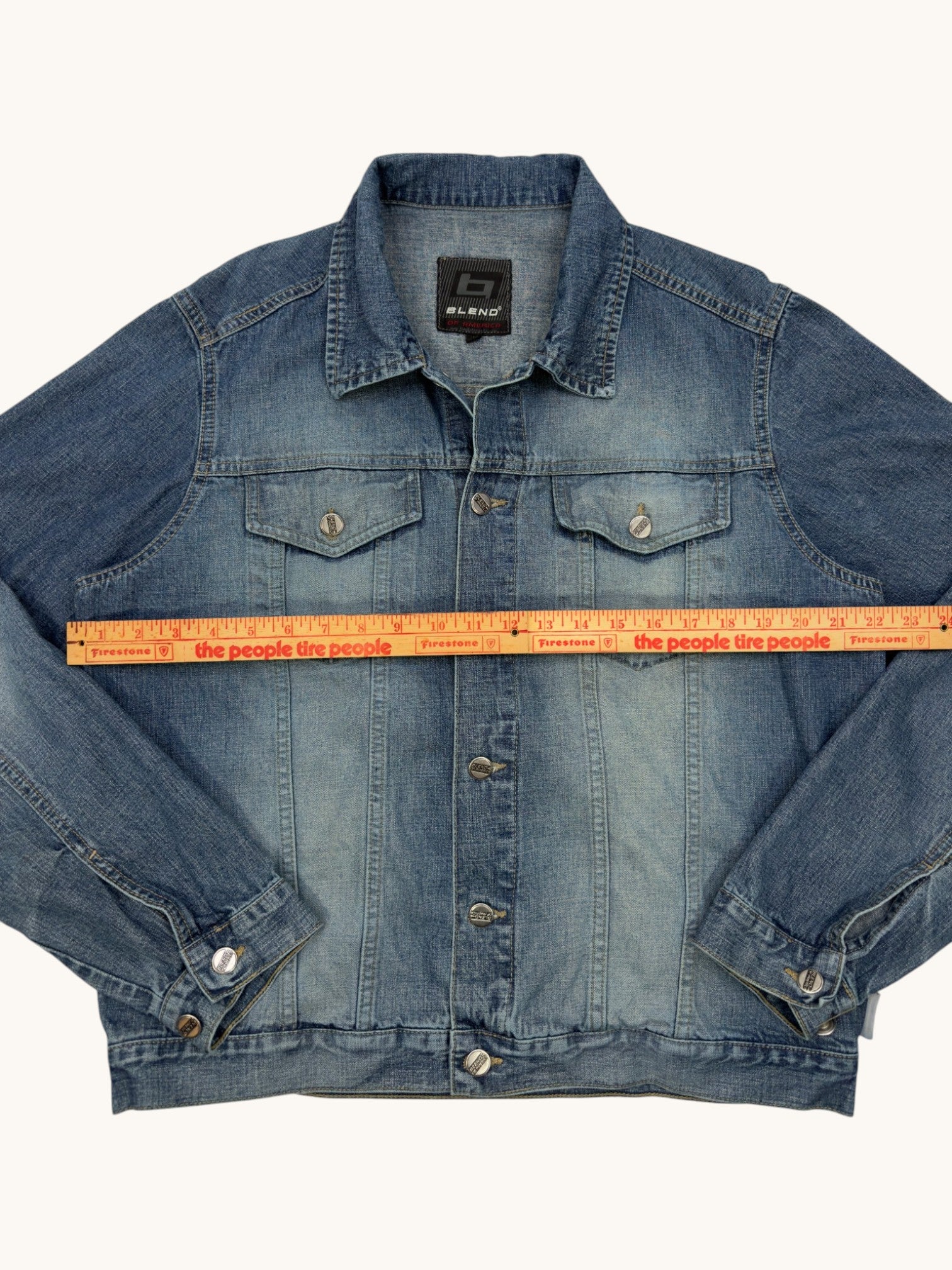 00s Blend of America Denim Jacket - L