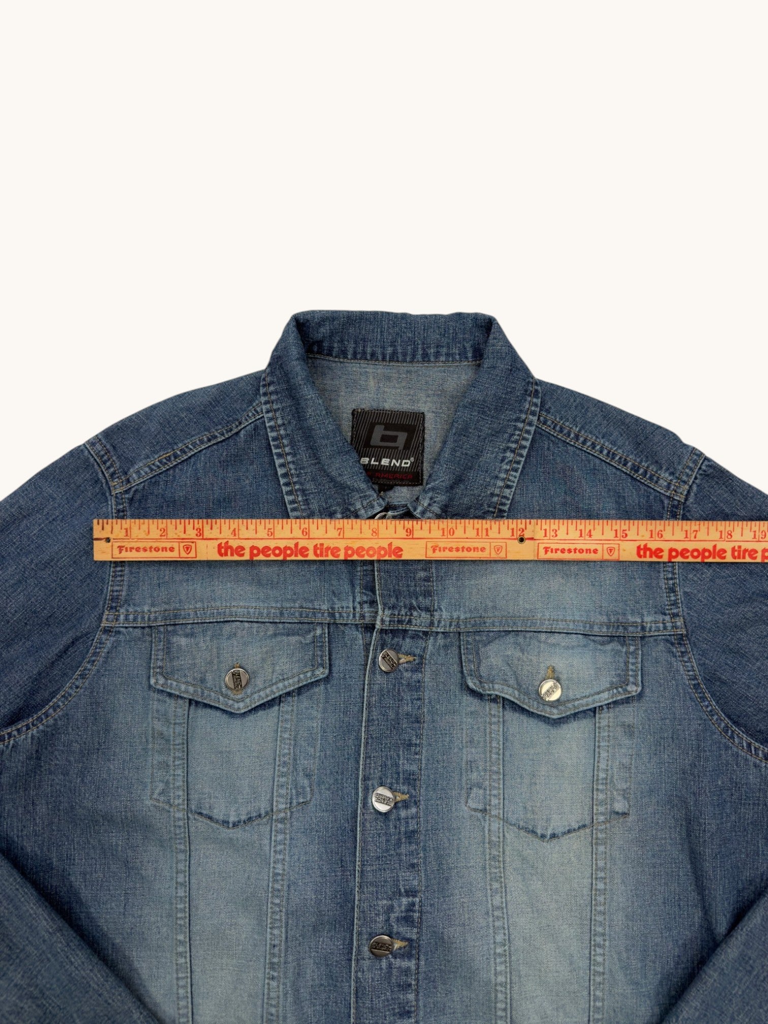 00s Blend of America Denim Jacket - L