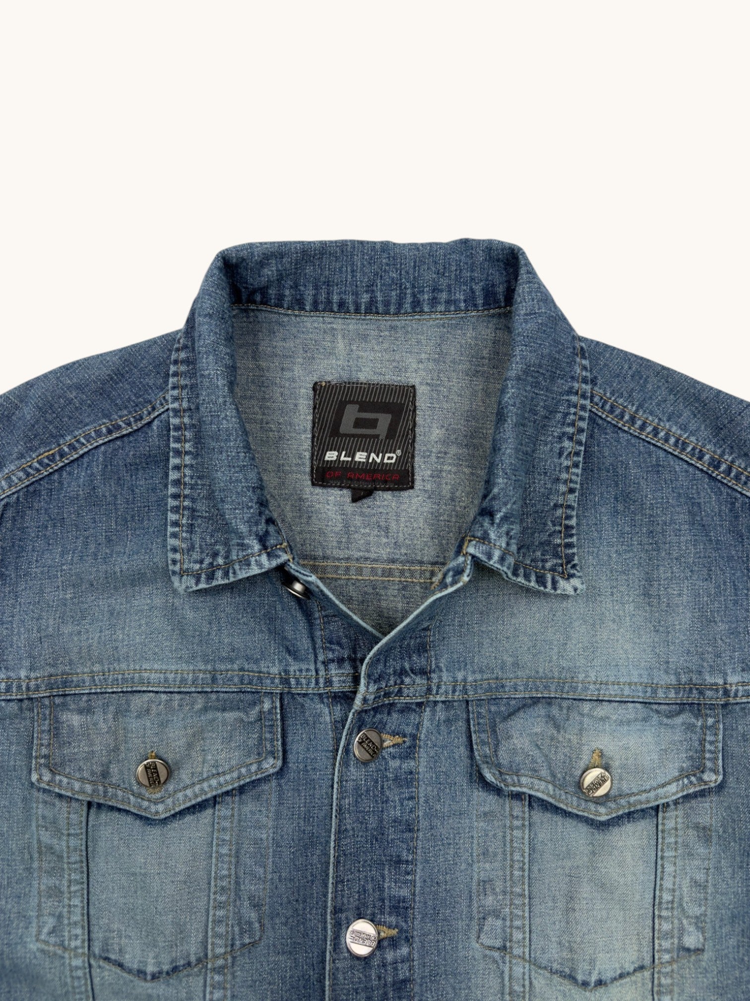 00s Blend of America Denim Jacket - L