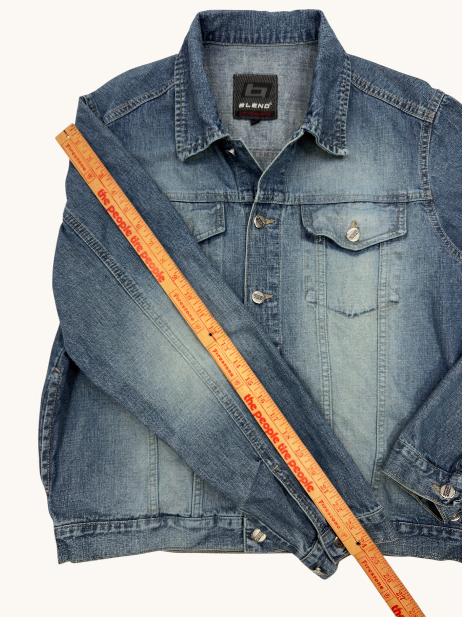 00s Blend of America Denim Jacket - L