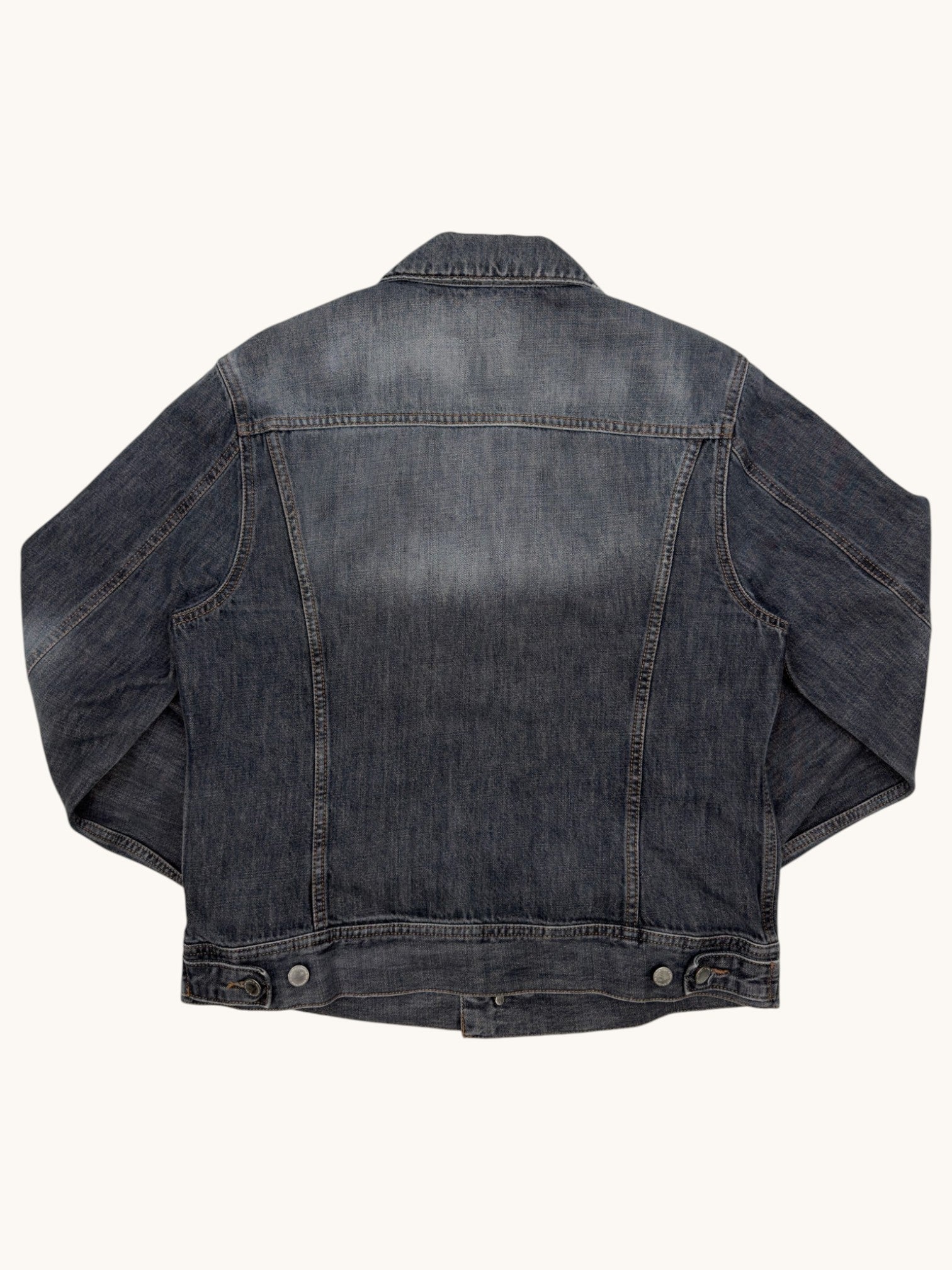 90s United Colors of Benetton Denim Jacket - L