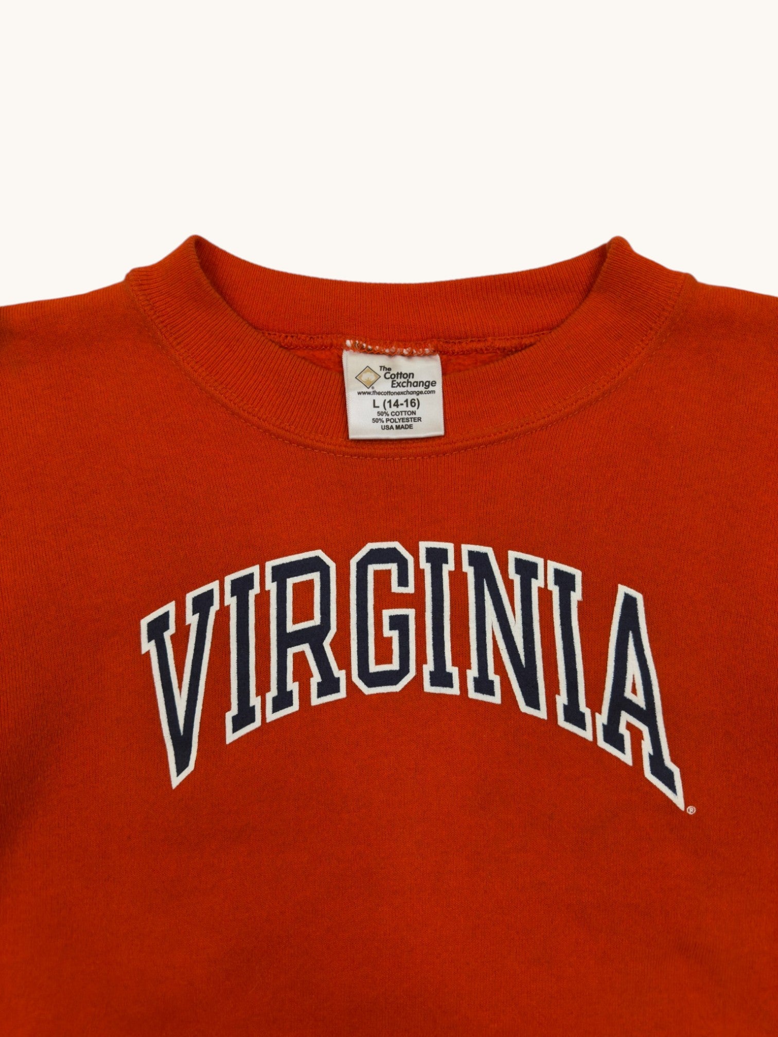 00s The Cotton Exchange Virginia Crewneck - L